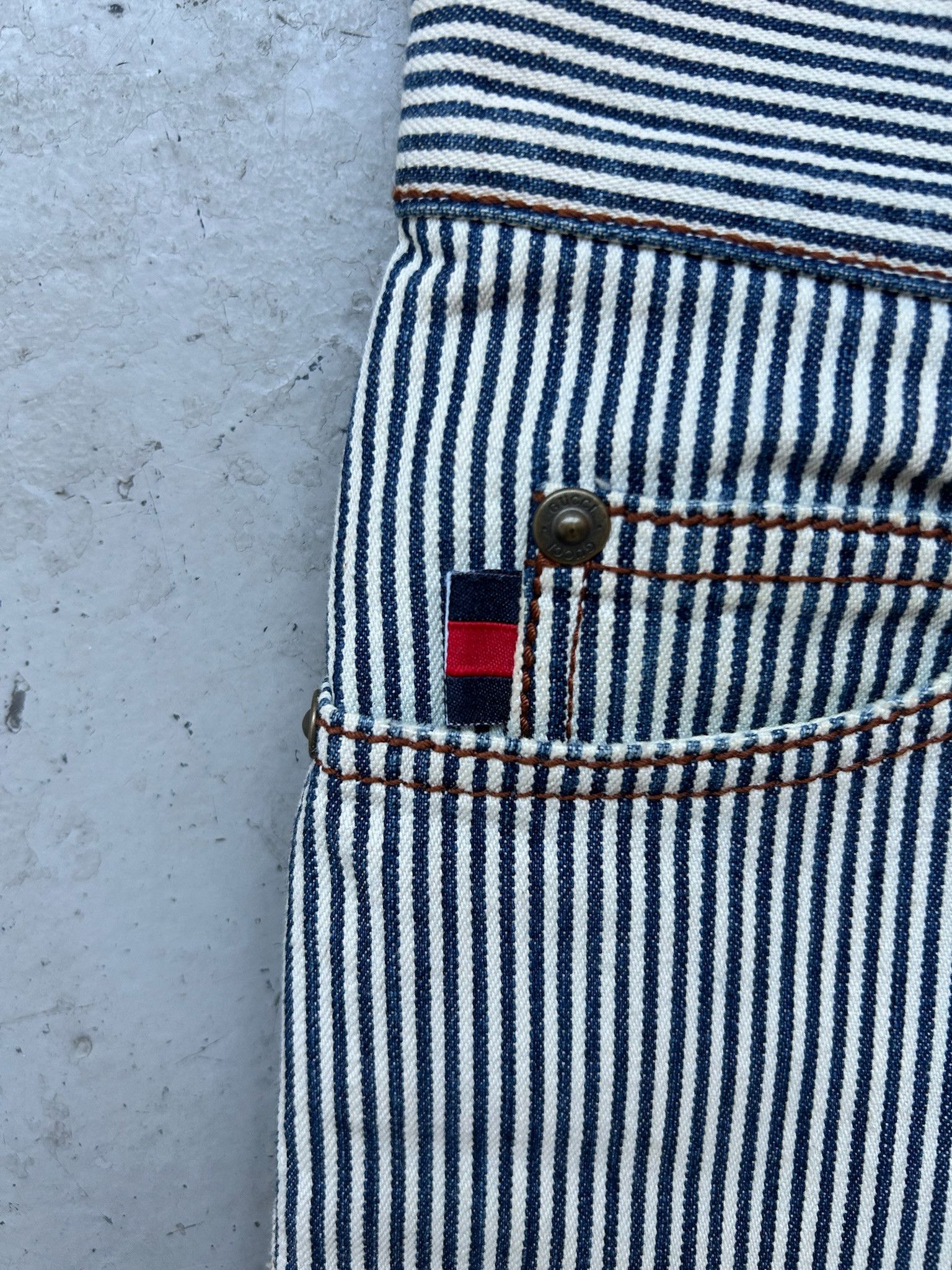 Gucci Gucci Striped Cotton Bottoms Size US 27 - 6 Thumbnail