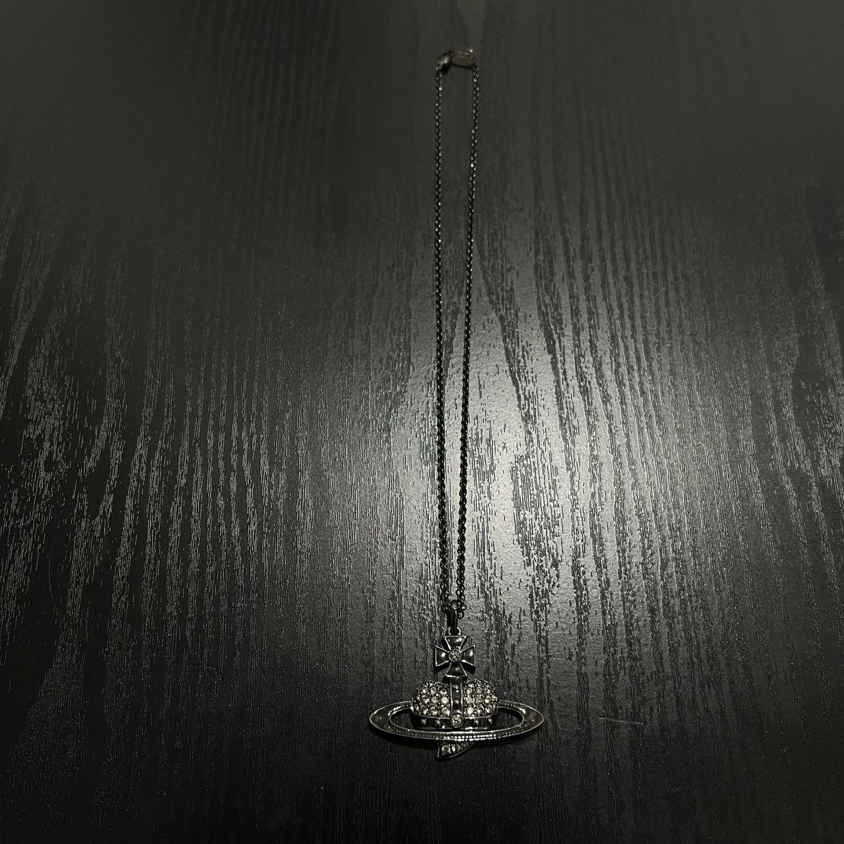 Vivienne Westwood Vivienne Westwood Black Heart Orb Crystal Chain Size ONE SIZE - 9 Thumbnail