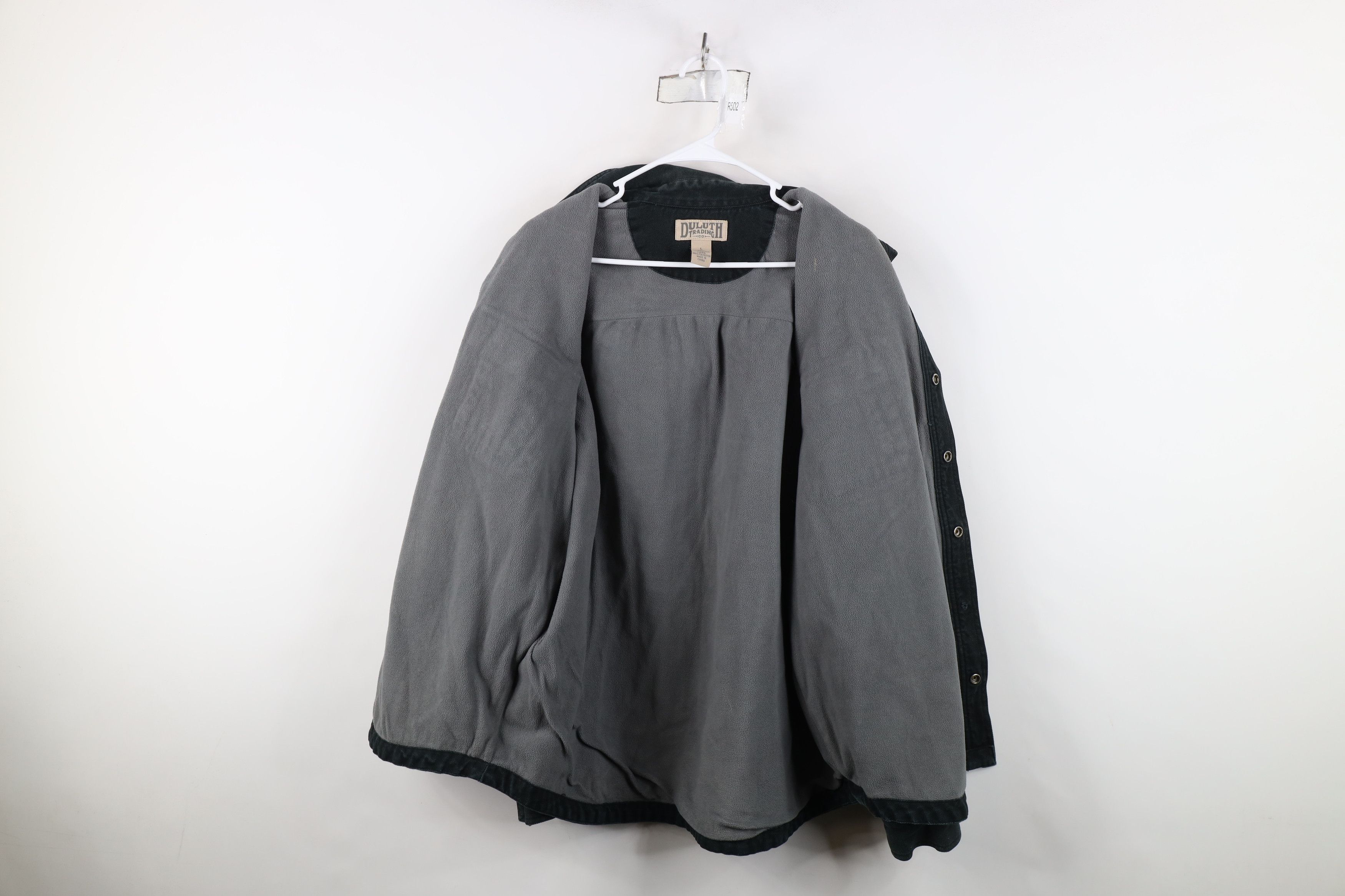 Duluth Trading Company Duluth Trading Co Fleece Lined Canvas Shirt Jacket Black Size US L / EU 52-54 / 3 - 11 Thumbnail