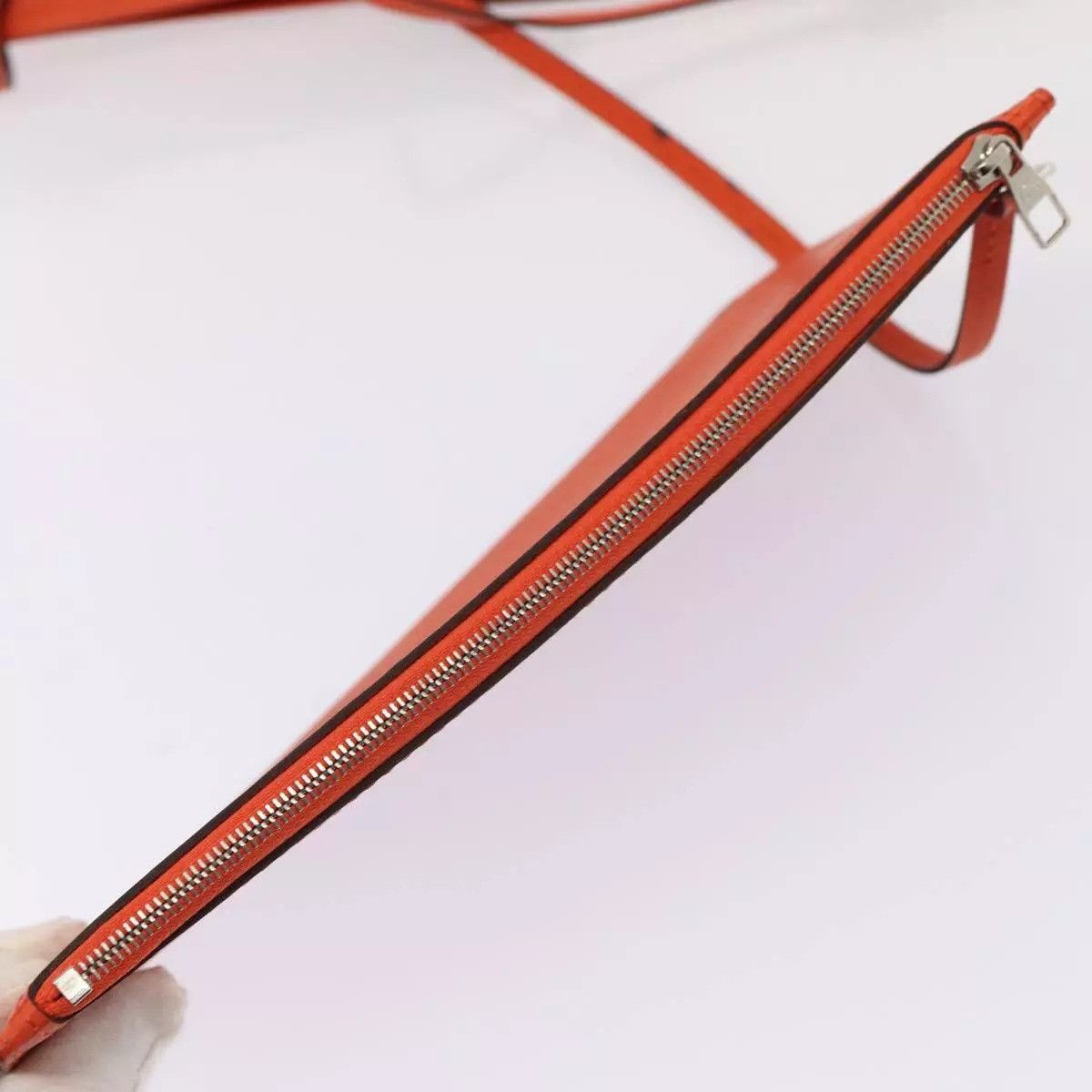 Louis Vuitton LOUIS VUITTON Epi Neverfull MM Tote Bag Orange Pimon Size ONE SIZE - 4 Thumbnail