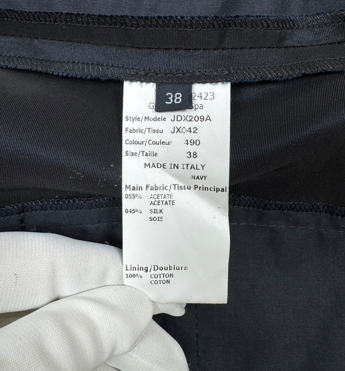 Jil Sander Jil Sander Acetate-Silk Shimmer Pants size DE38 IT44 Size 30" / US 8 / IT 44 - 12 Thumbnail