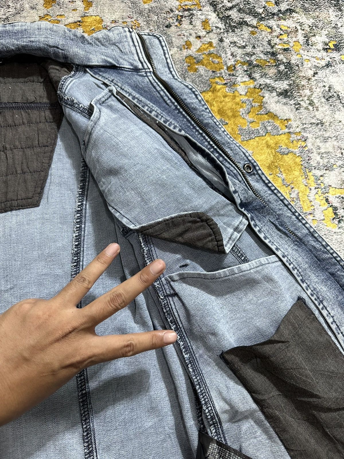 PPFM MULTI POCKET PPFM TORNADO MART STYLE JACKET WASHED DENIM Size US M / EU 48-50 / 2 - 11 Thumbnail