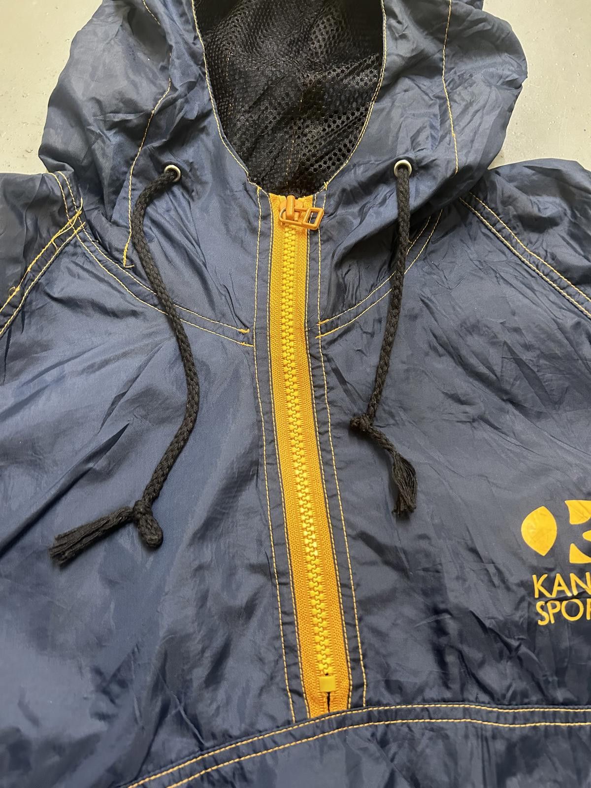 Kangol Kangol Sports Vintage Pullover Jacket - Navy & Yellow Size US L / EU 52-54 / 3 - 6 Thumbnail