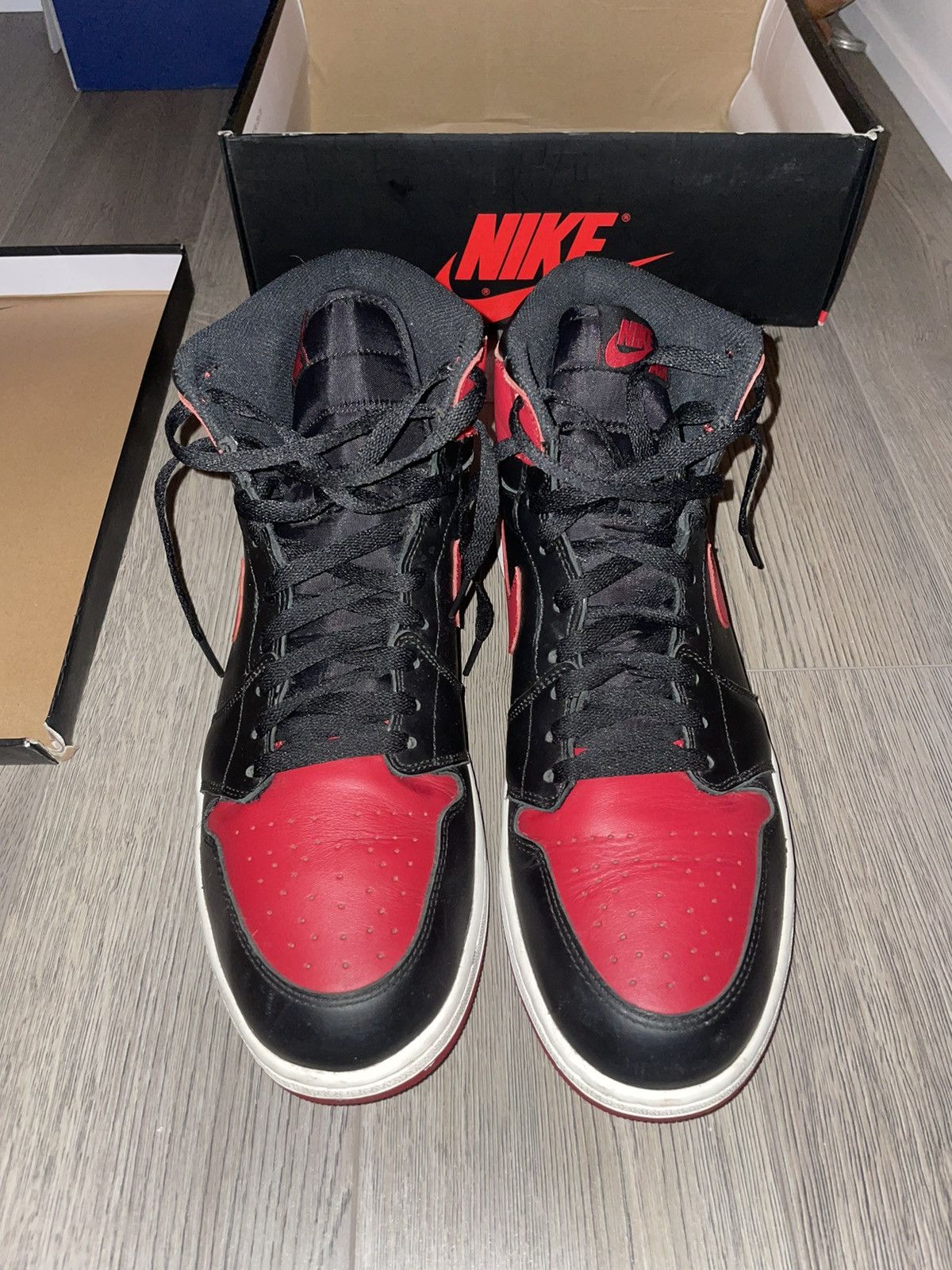 Jordan Brand 2013 Bred 1s - Size 13 VNDS w/OG Box Size US 13 / EU 46 - 2 Thumbnail