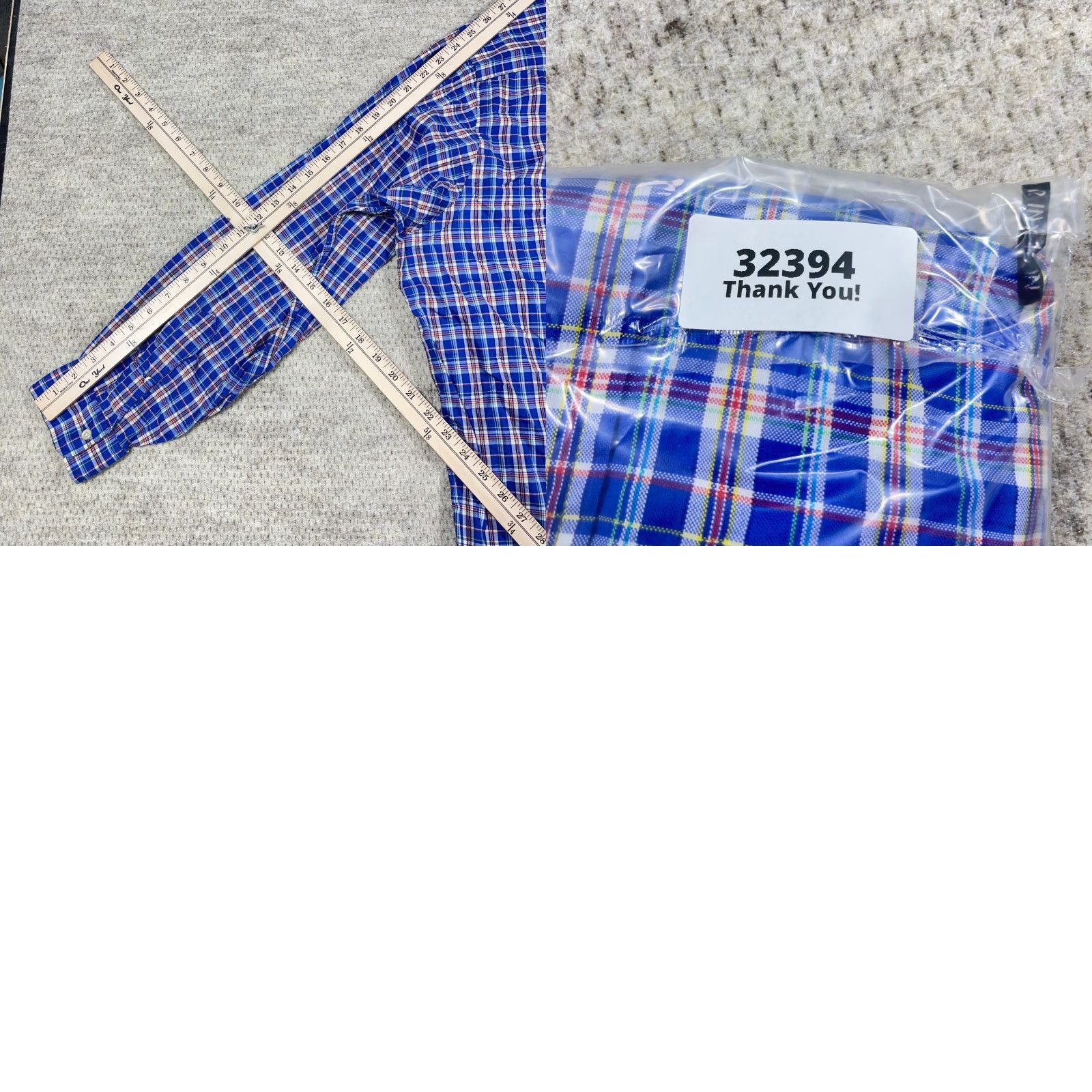 Ralph Lauren Ralph Lauren Button-Up Shirt Men 3XB Big & Tall Blue Red Plaid OCBD Pony Logo Button-Down Casual Dress Shirt Size 48R - 8 Thumbnail