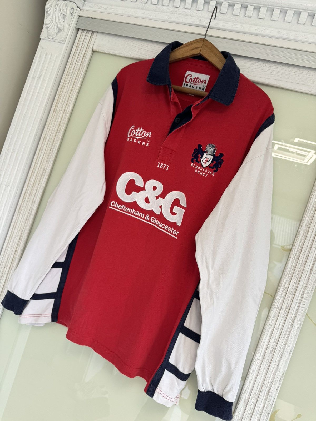 Cotton Traders Vintage Gloucester 2005 Home Rugby Jersey Kit Shirt Size US XXL / EU 58 / 5 - 3 Thumbnail