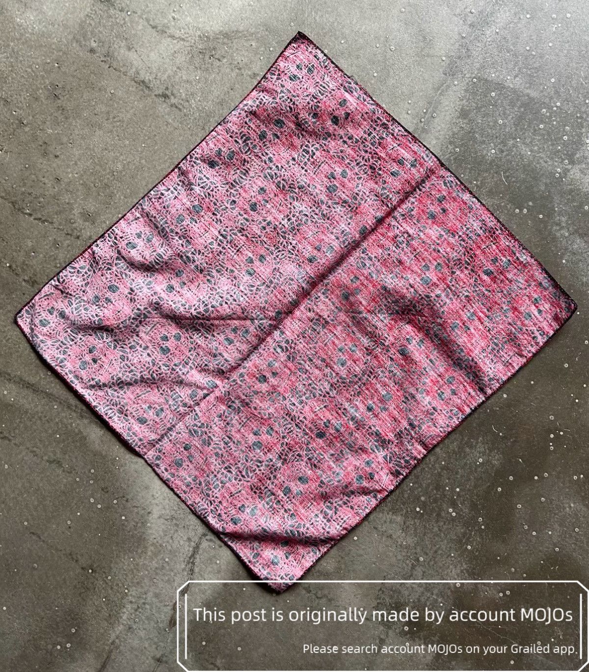 Number (N)ine Number Nine 05SS Red Skull Web Silk Scarf mojos1028 Size ONE SIZE - 6 Thumbnail