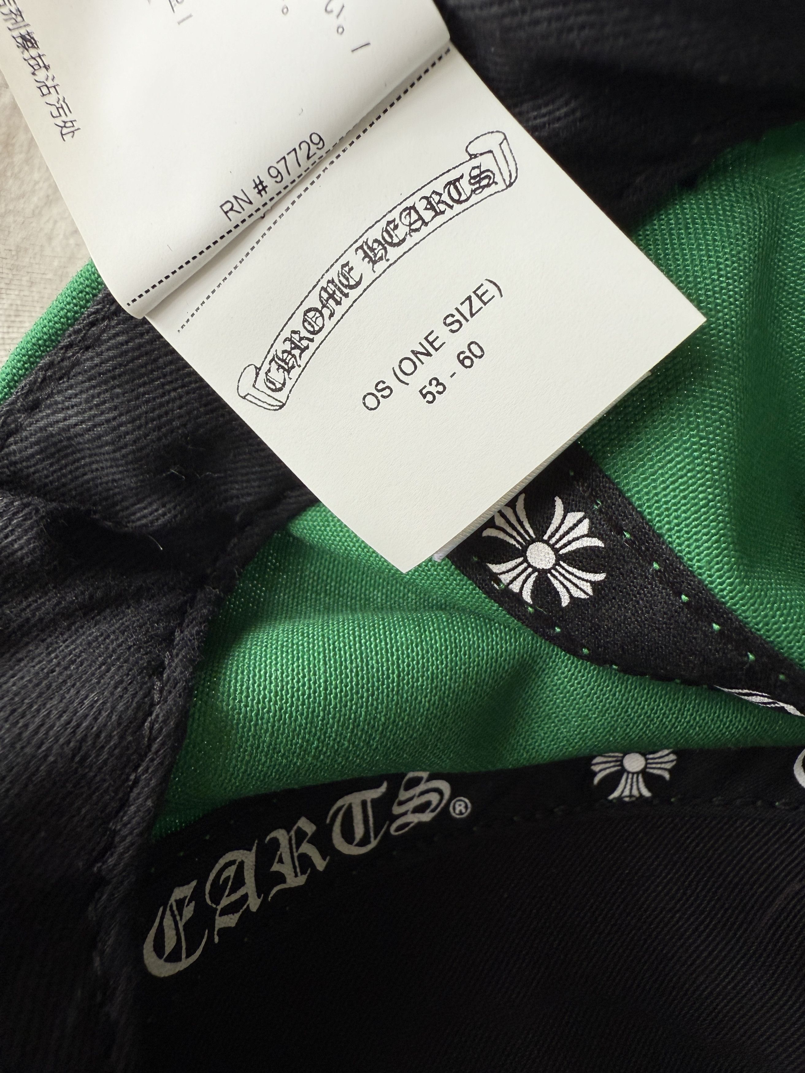 Chrome Hearts Chrome Hearts Green CH Trucker Hat Size ONE SIZE - 16 Thumbnail
