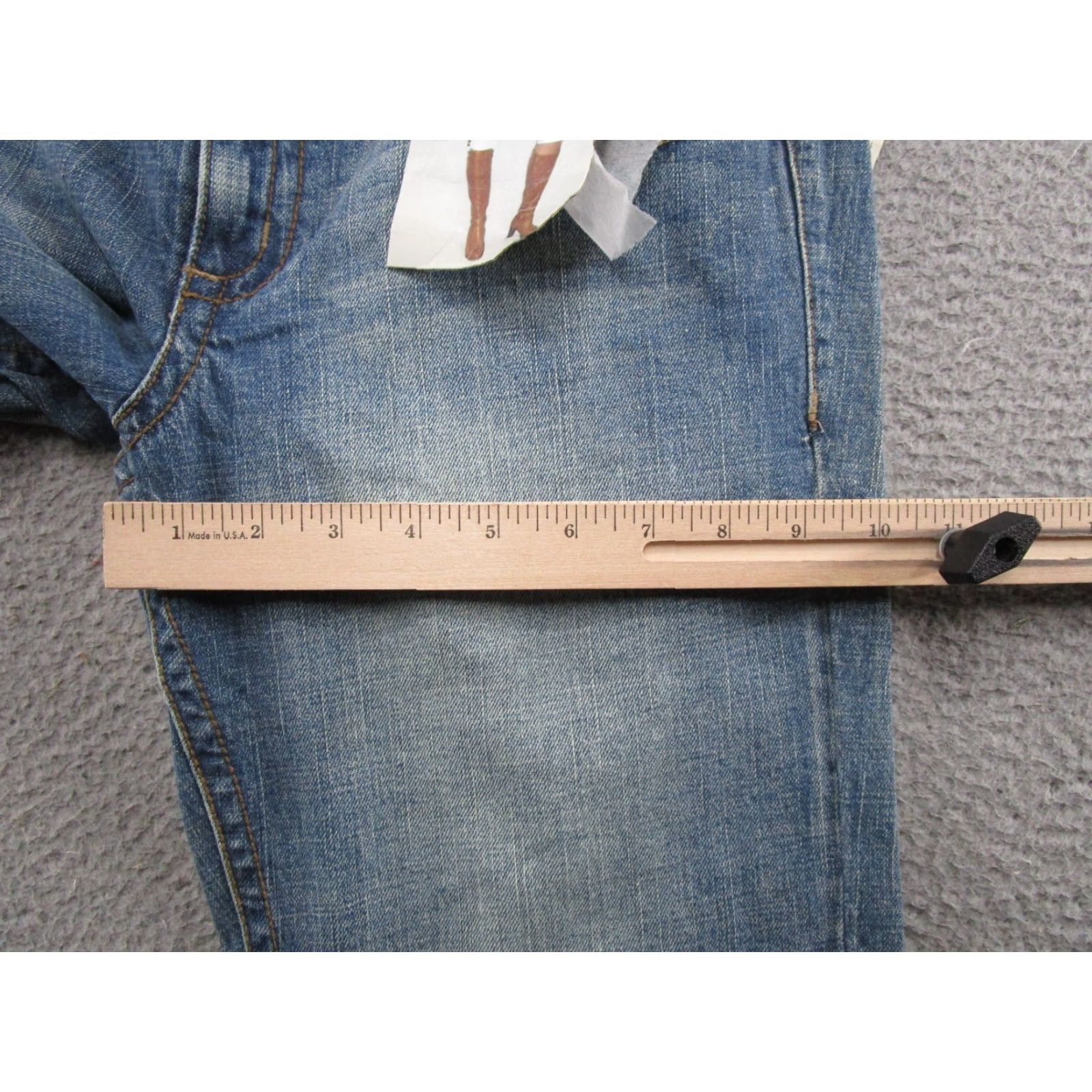 Vintage Vintage Capri Denim Crop Jeans Size 13 NEW Cotton Spandex Blue 5-Pocket Capris Women-Stright Fit Cro p Style Casual Pants Girls/Mens Size 34" / US 12 / IT 48 - 7 Thumbnail