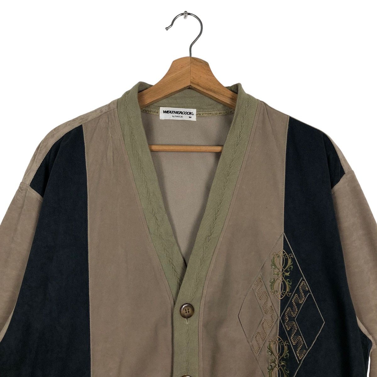 Japanese Brand 🔥90’s Vintage Leather Cardigan Jacket Naicai Japan Size US M / EU 48-50 / 2 - 3 Thumbnail