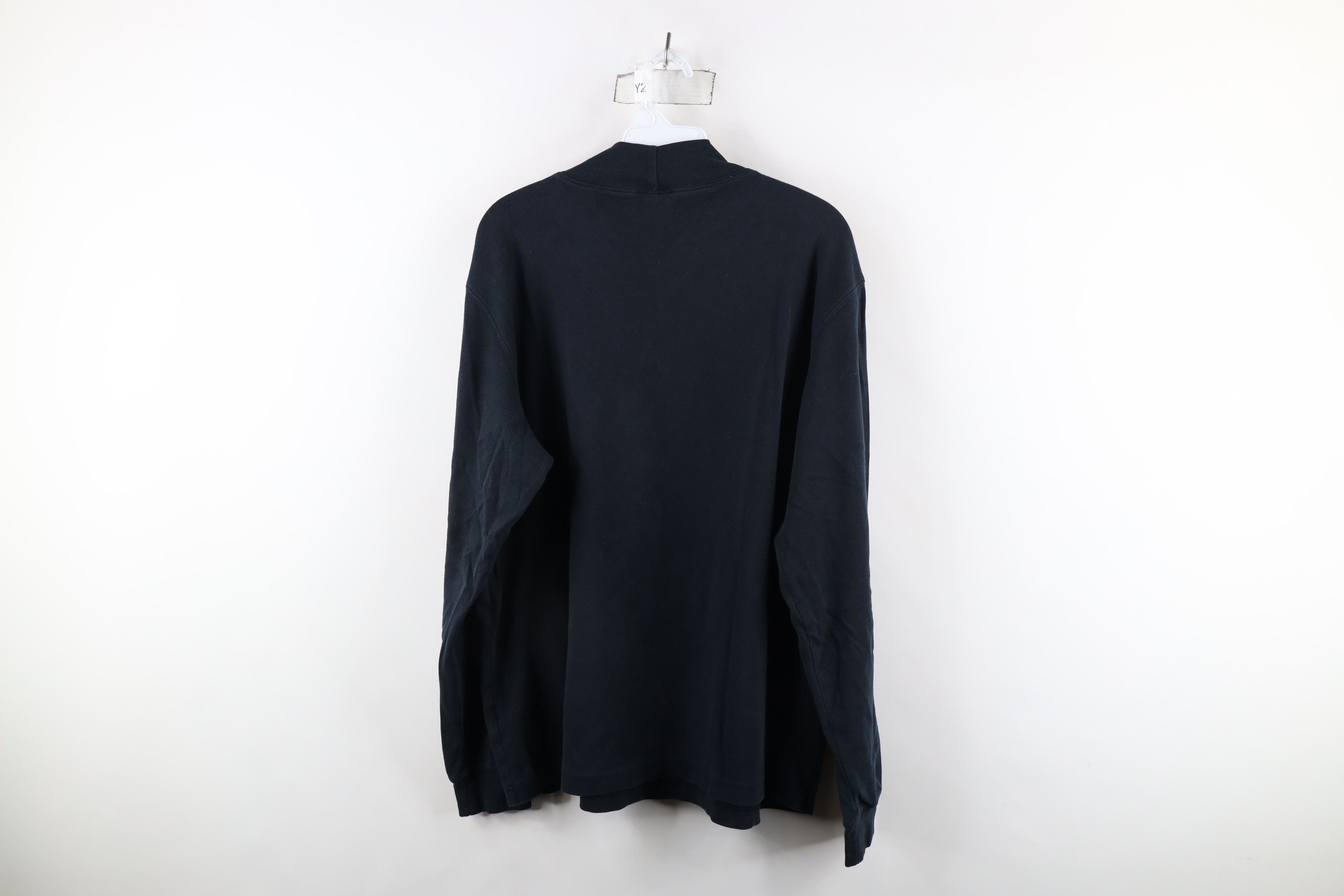 Lands' End × Vintage Vintage 90s Lands End Mock Neck Long Sleeve T-Shirt Black Size US L / EU 52-54 / 3 - 8 Thumbnail