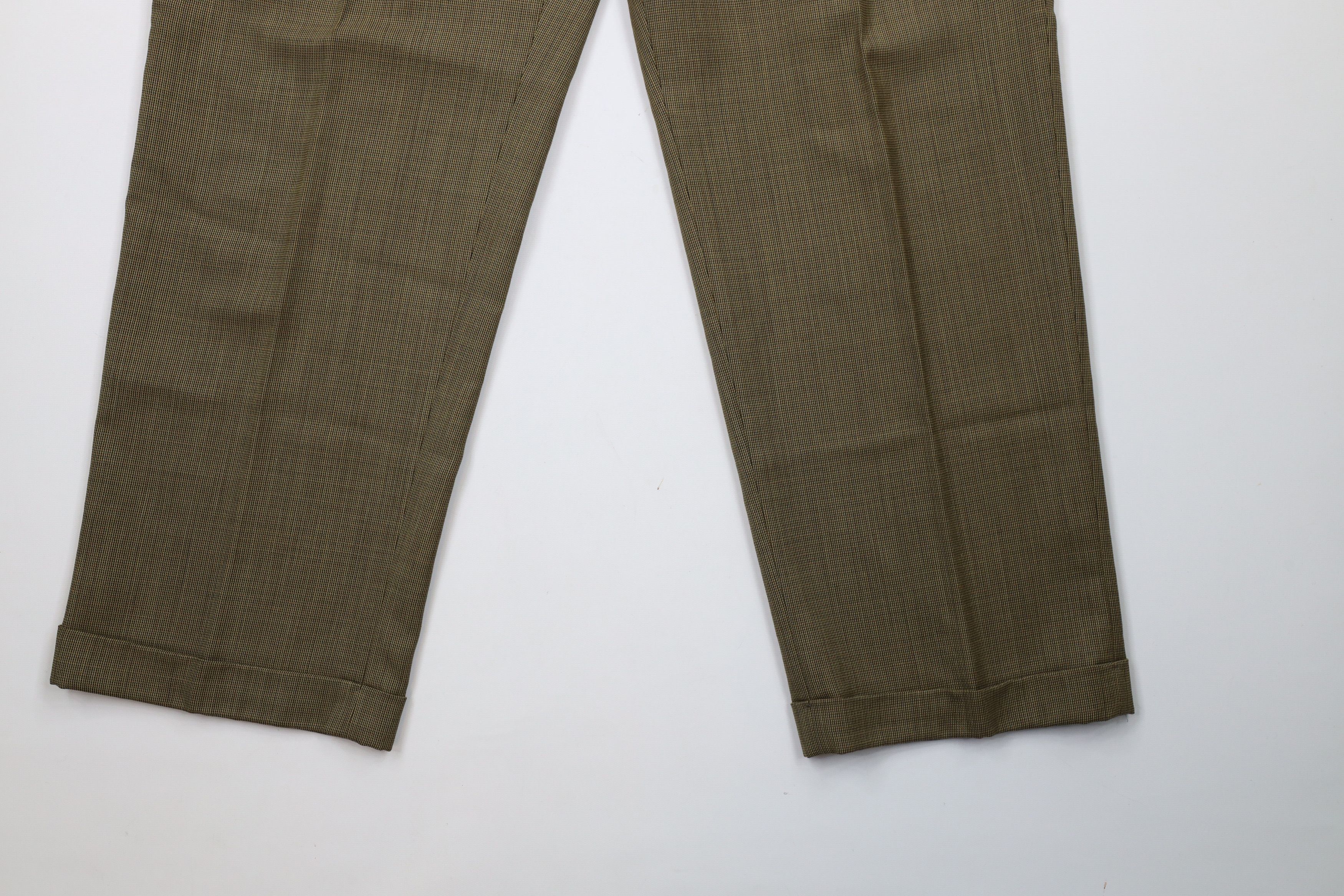 Ralph Lauren × Vintage Vintage 90s Ralph Lauren Pleated Wide Leg Chino Pants Beige Size US 36 / EU 52 - 4 Thumbnail