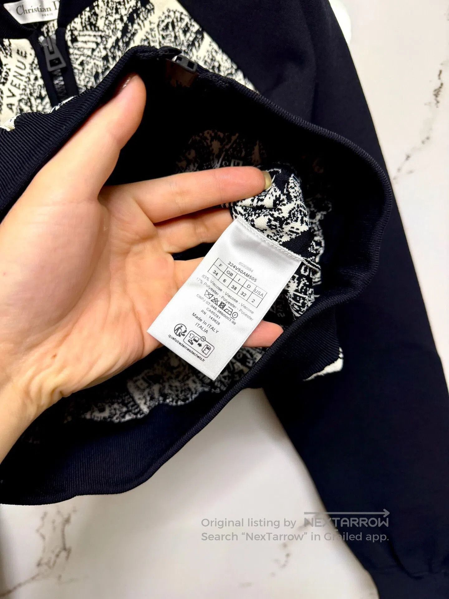 Dior Paris Map Print Jacket.