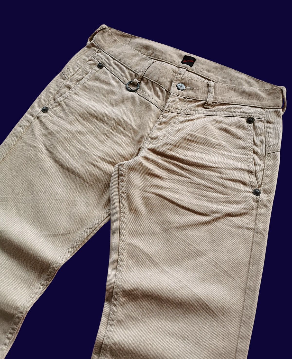 JACKROSE Bootcut Flared Jack Rose Jeans Cream Size US 35 - 3 Thumbnail