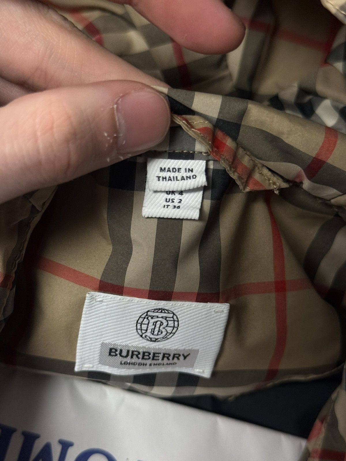 Burberry Size 4UK/2US (XS) - Burberry Vintage Check Hooded Jacket Size XS / US 0-2 / IT 36-38 - 12 Thumbnail