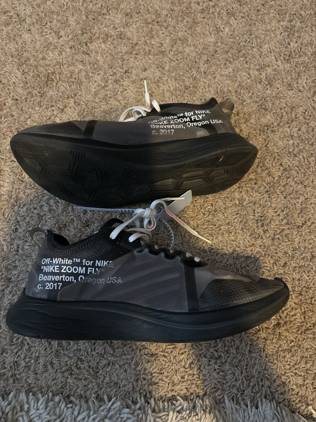 Nike × Off-White The 10 off white zoom fly Size US 10 / EU 43 - 3 Thumbnail