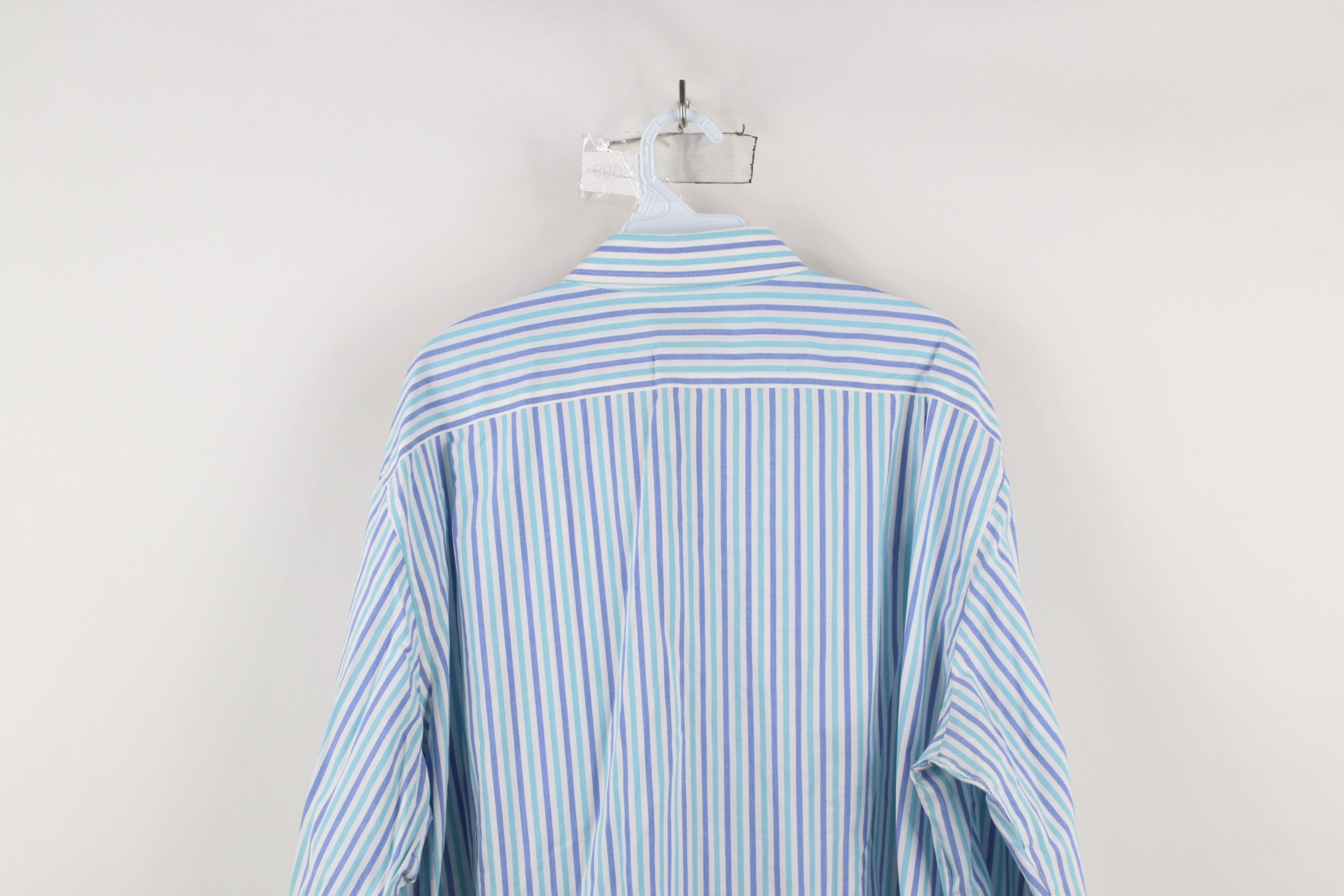 L.L. Bean × Vintage Vintage LL Bean Wrinkle Resistant Striped Button Down Shirt Size US XL / EU 56 / 4 - 8 Thumbnail