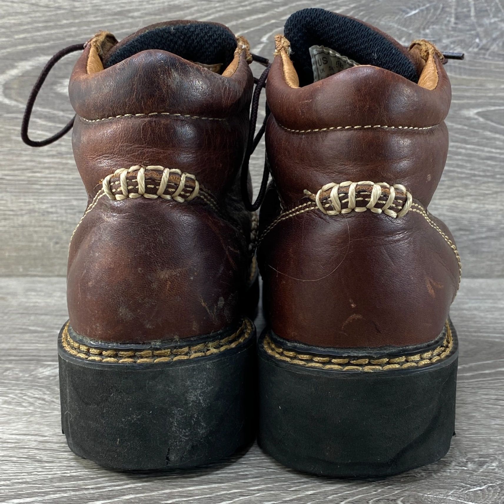 Ariat Ariat Canyon Womens 7.5 Lace Up Kiltie Cowboy Work Boots Brown Leather Ropers Size US 5 / IT 35 - 6 Thumbnail