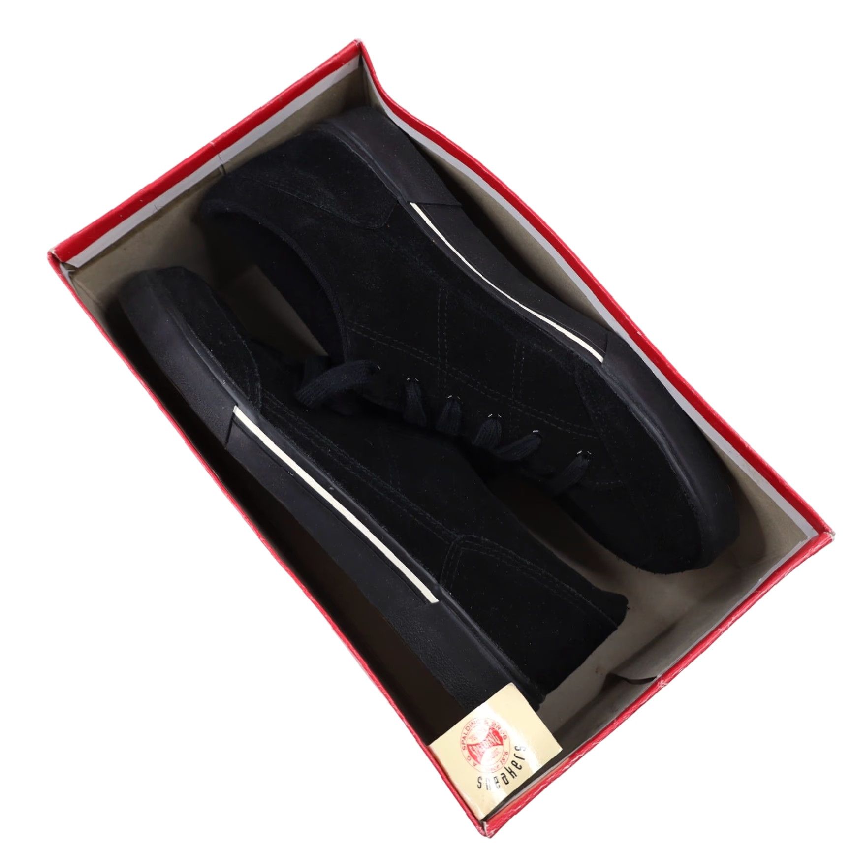 Spalding VINTAGE Spalding Suede Leather Sneakers Mens 11 Black Sneaker Size US 11 / EU 44 - 4 Thumbnail
