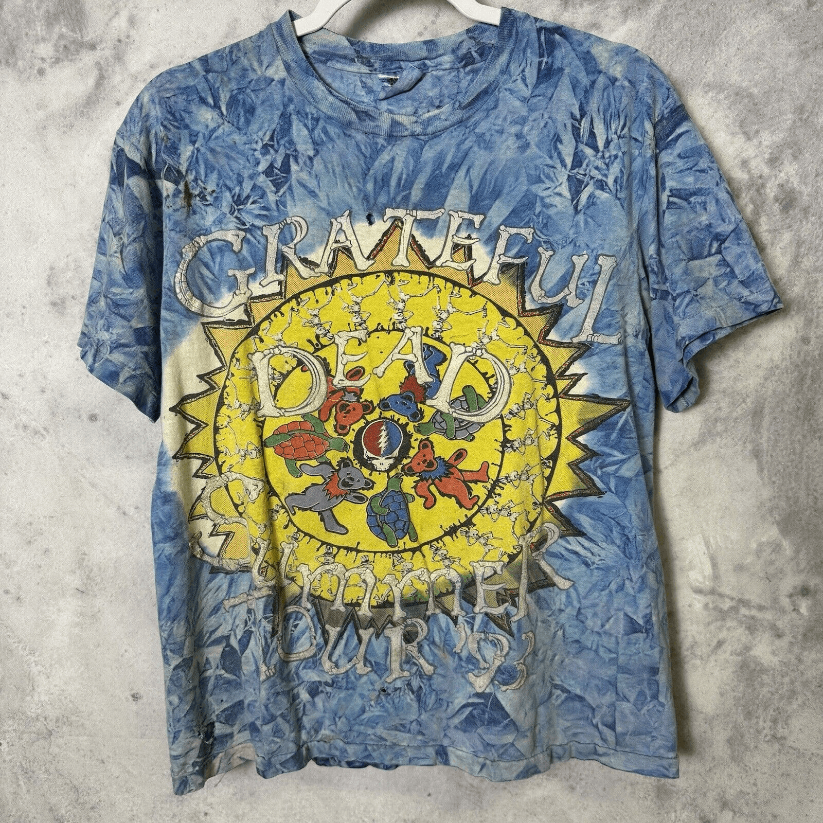 image of Band Tees x Grateful Dead Vintage Grateful Dead T Shirt Mens Medium 1992 Summer Tour T