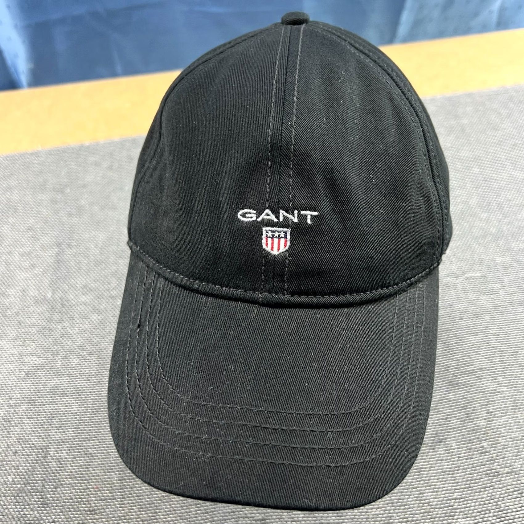 Gant GANT USA Cap One Size Black OS Cotton Adjustable Baseball Cap Unisex Adults Size ONE SIZE - 2 Thumbnail