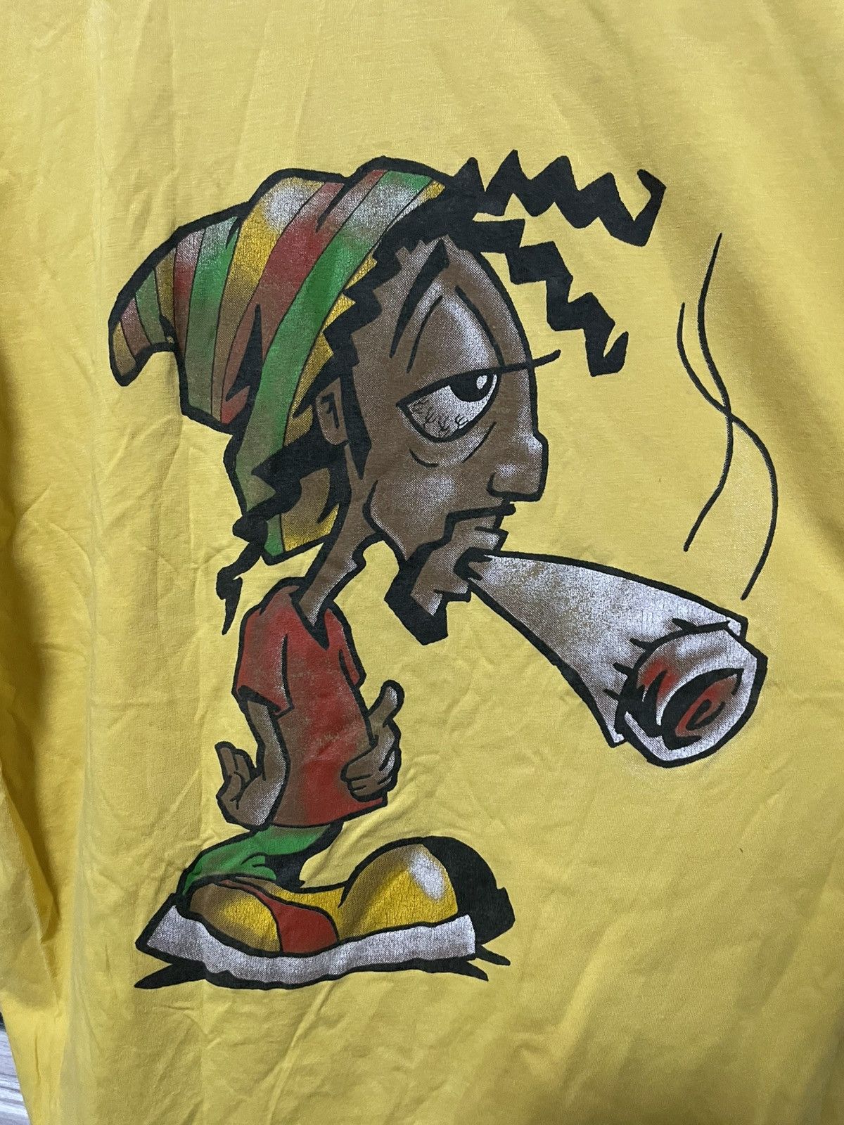 Vintage Vintage Paff Daddy Pot Gangsta Wear Smoke Tee Humor Y2K 90s Size US L / EU 52-54 / 3 - 5 Thumbnail