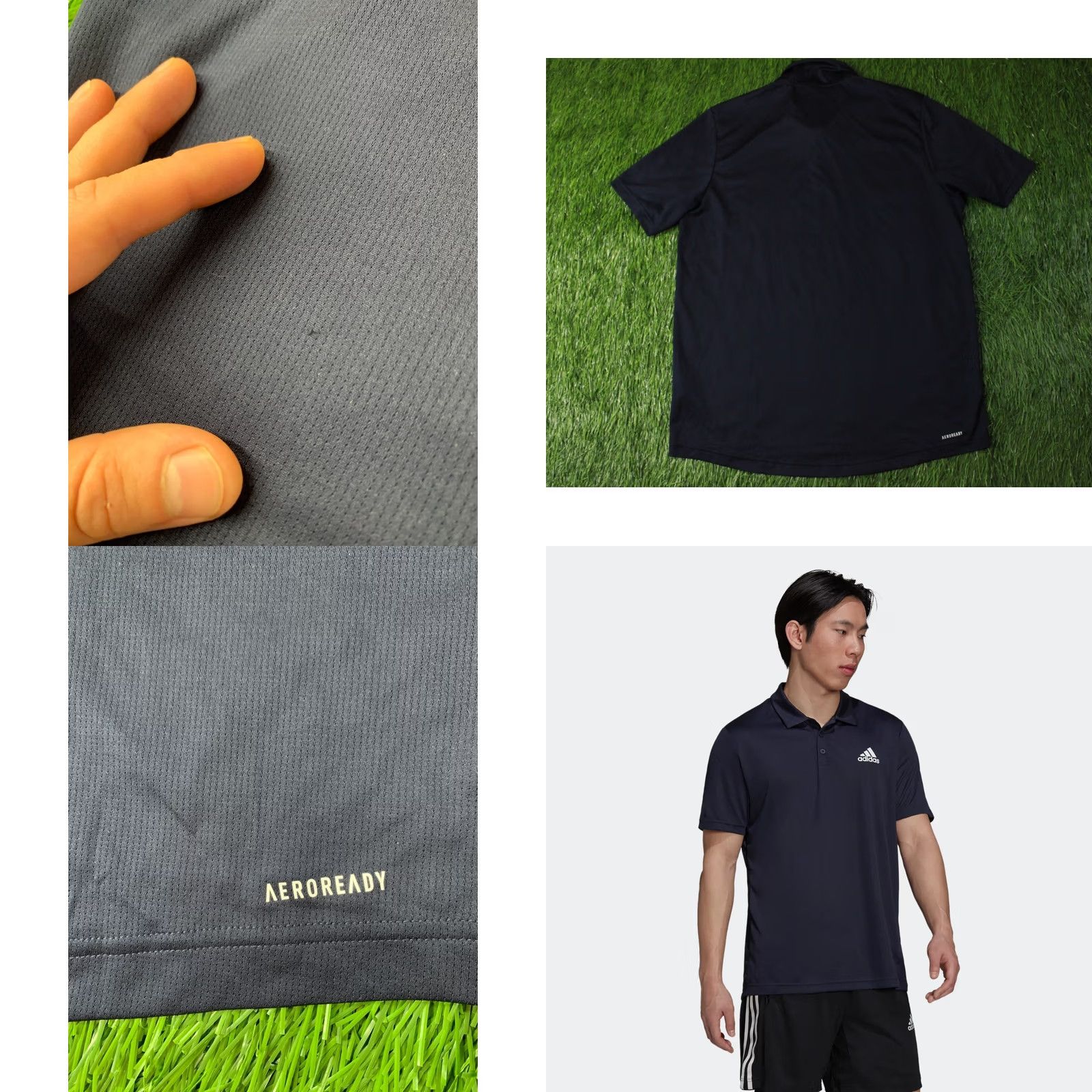 Adidas ADIDAS Performance AEROREADY ORIGINAL 2022 MEN Football Polo Shirt Jersey L Navy Blue Shirt Mens Size US L / EU 52-54 / 3 - 8 Thumbnail