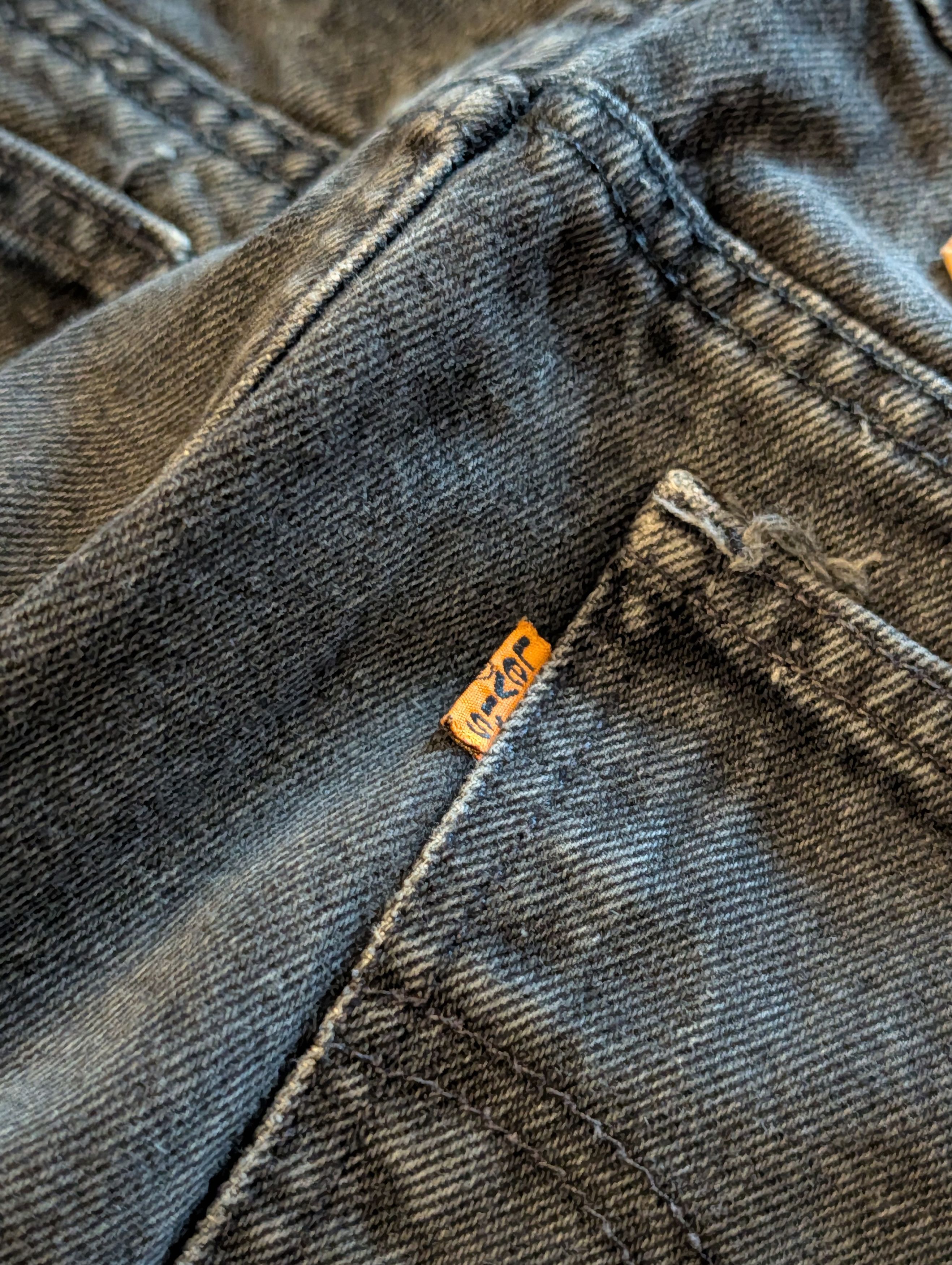 Levi's VTG Levi's 550 Orange Tab Relaxed Fit Denim Jeans 38x32 Size US 38 / EU 54 - 3 Thumbnail