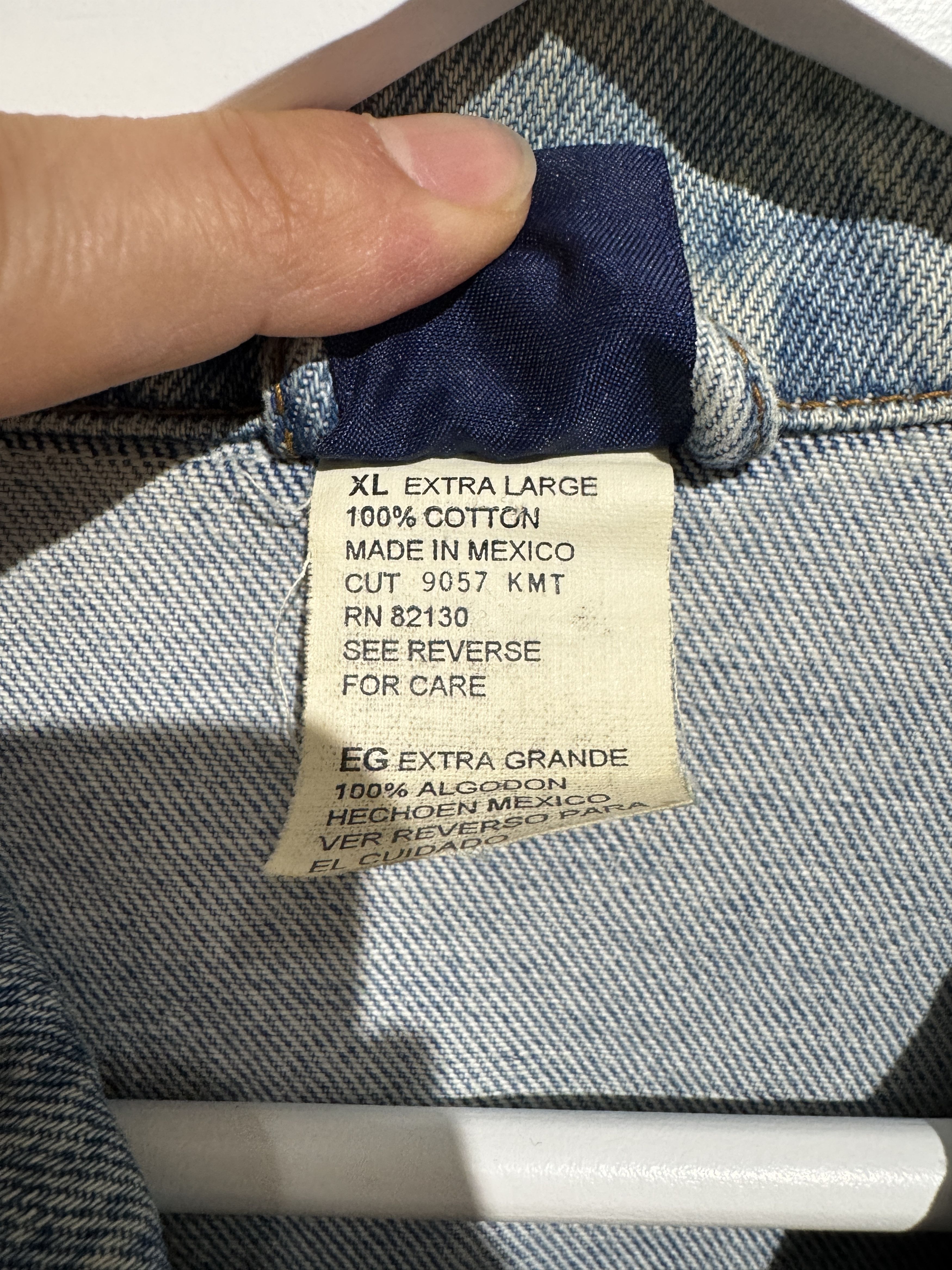 Vintage Vintage Saugatuck Dry Goods Co. Denim Jacket – Light Wash Size US XL / EU 56 / 4 - 3 Thumbnail