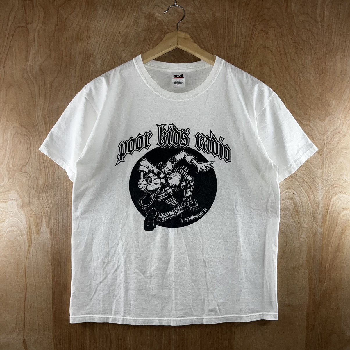 Anvil VINTAGE POOR KIDS RADIO LA PUNK METAL RADIO SHOW TEE SHIRT Size US L / EU 52-54 / 3 - 1 Thumbnail