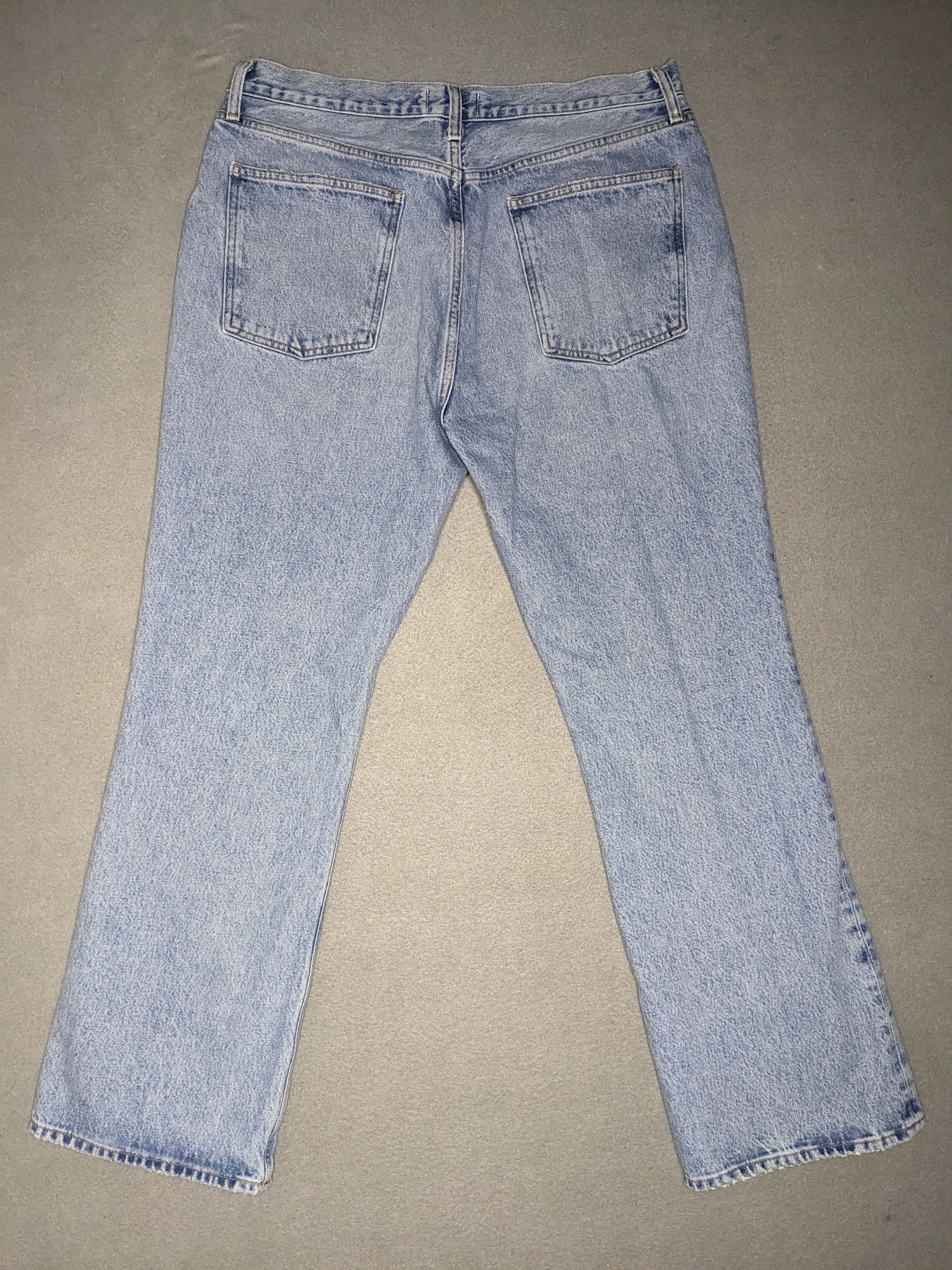 Agolde AGOLDE Vintage Straight Jeans 34x30 Organic Cotton Denim Size 34" / US 12 / IT 48 - 8 Thumbnail
