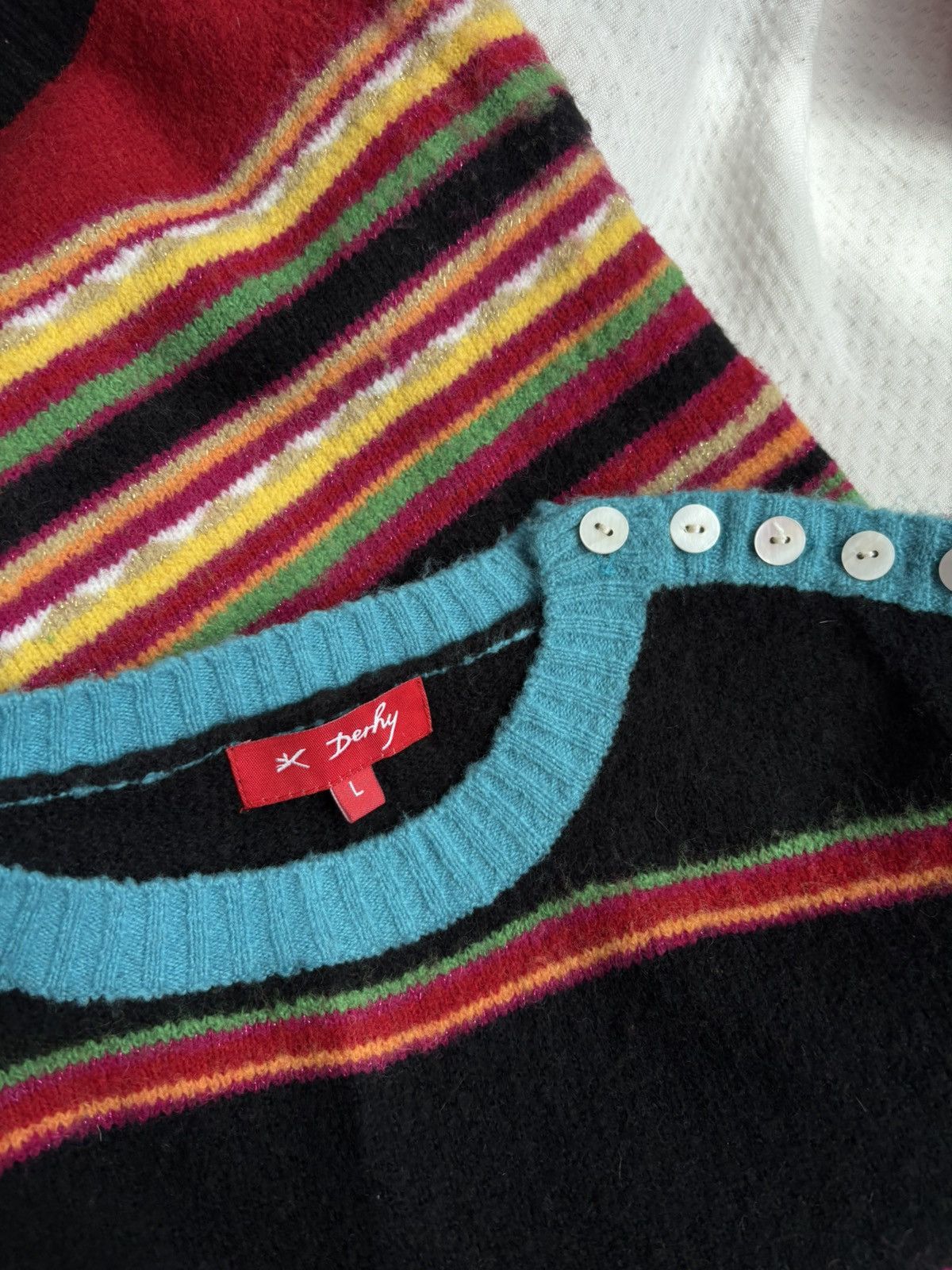 Vintage Derhy jumper Size L / US 10 / IT 46 - 9 Thumbnail