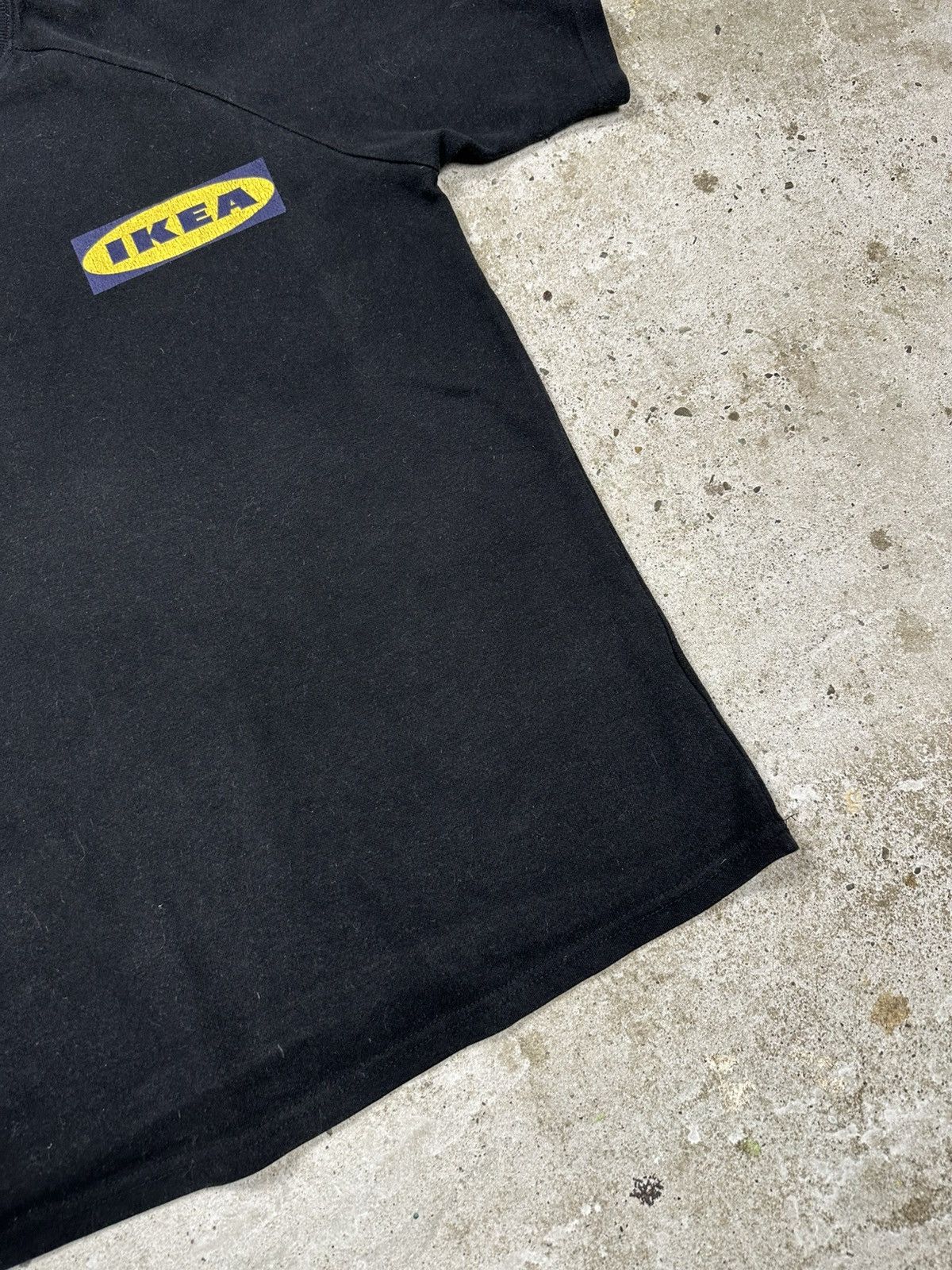 Ikea Vintage Y2K Ikea Black Taped Tee T Shirt Size US M / EU 48-50 / 2 - 3 Thumbnail