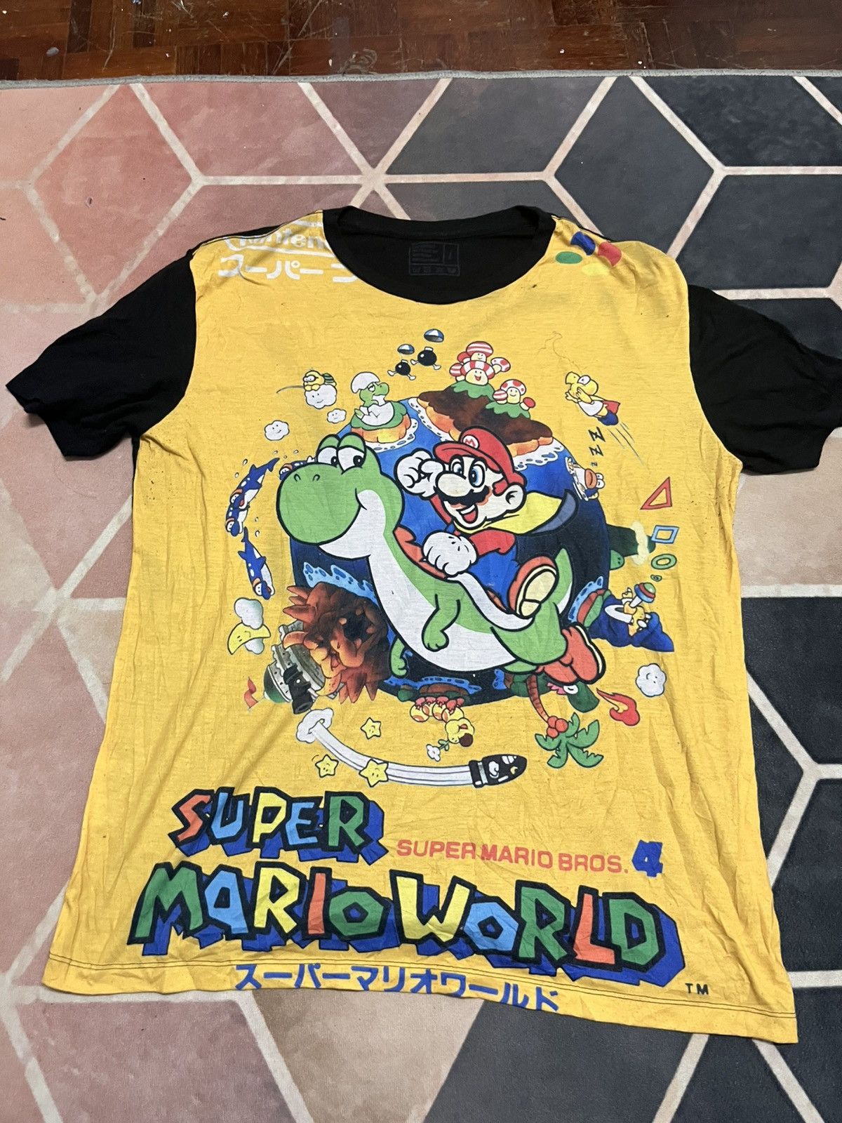 Nintendo 💥💥Nintendo Super Mario Fullprinted Overpirinted Tees Size US L / EU 52-54 / 3 - 1 Thumbnail