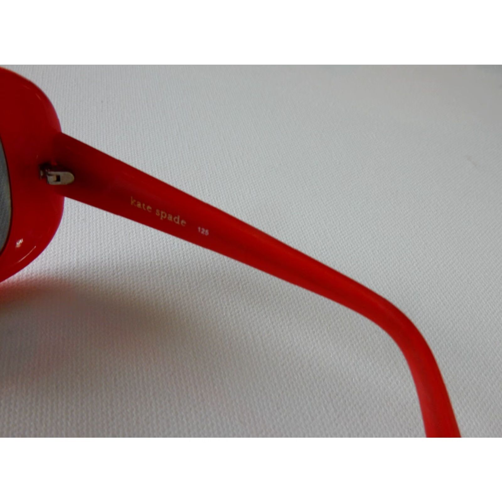 Vintage VINTAGE Kate Spade Sunglasses Frames Only Women 58 Red Prescription Small Scratches Size ONE SIZE - 5 Thumbnail