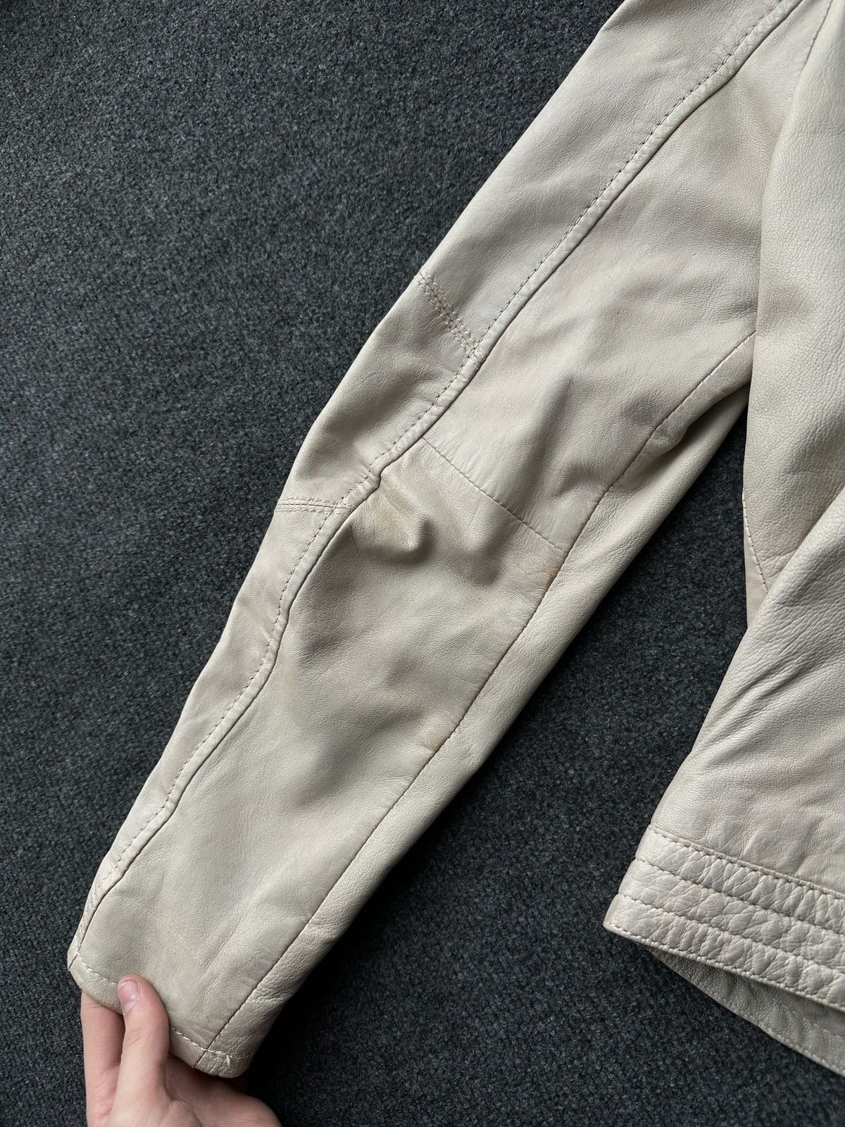 Gypsy SEXY 18+🚨Y2K TYPE DIRTY SLIM FIT ZIP LEATHER JACKET Size M / US 6-8 / IT 42-44 - 16 Thumbnail