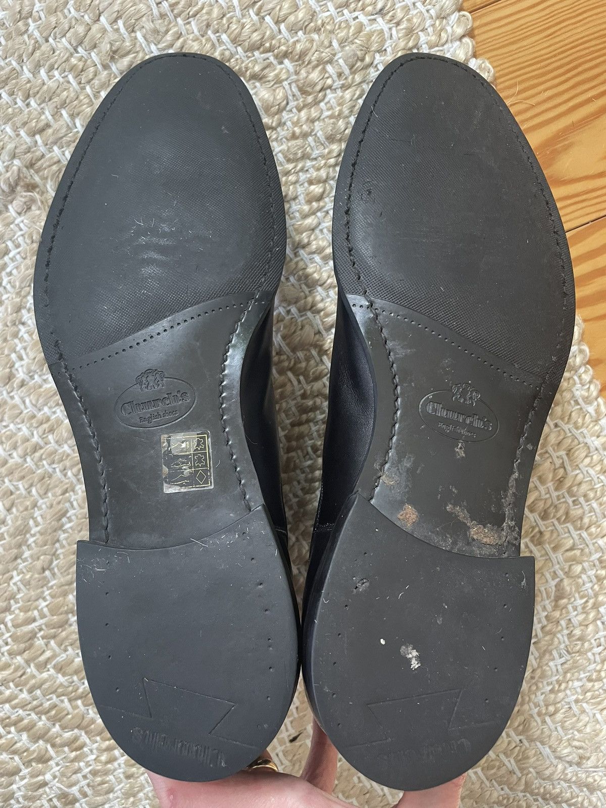 Church's Classic “Ely" Black Leather Chelsea Boots Size 105F / 10.5D Size US 11 / EU 44 - 14 Thumbnail