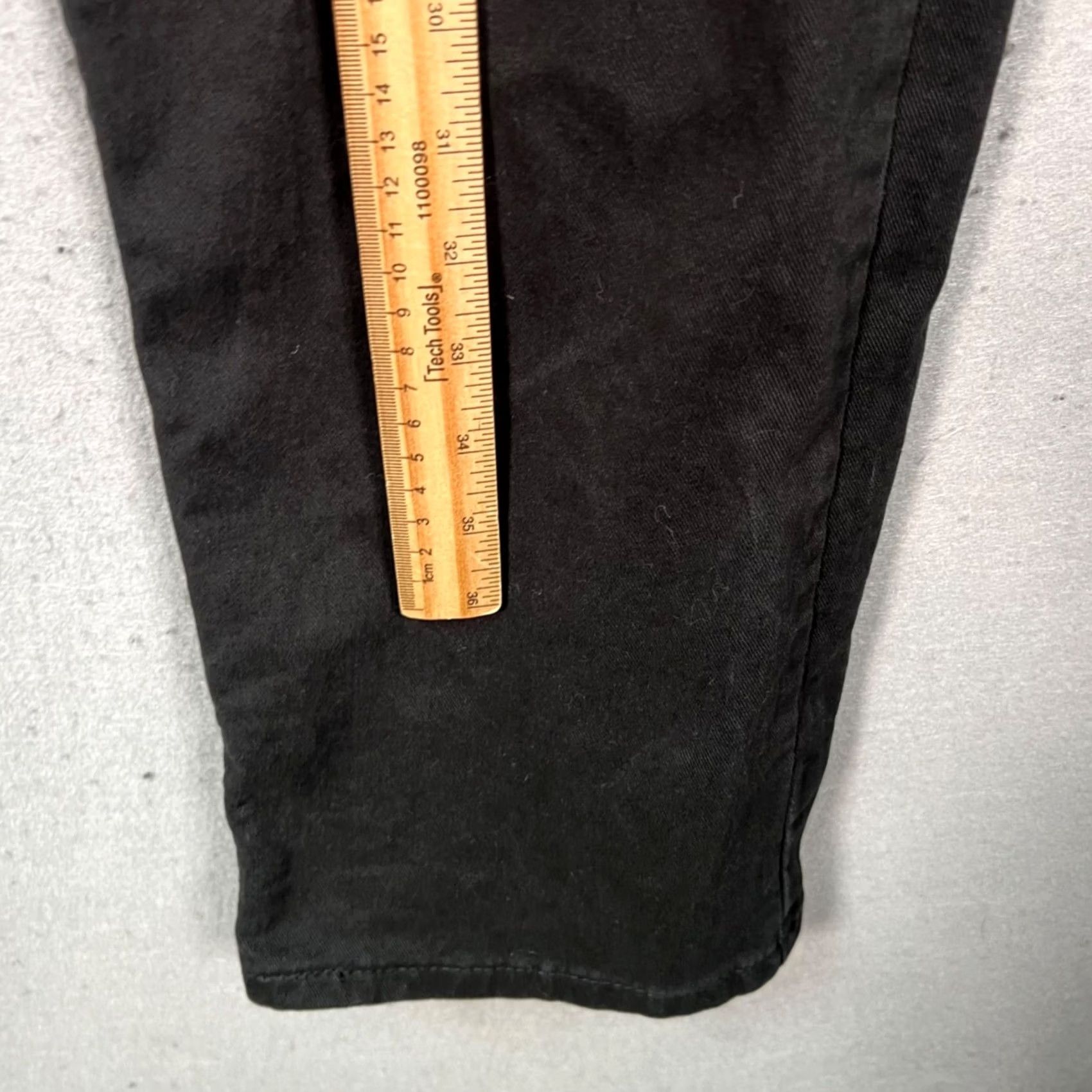 Levi's Levi's 513 Jeans Slim Straight Black Cotton Blend Denim 38x32 Mens Regular Modern 5-Pocket Zip Vintage No Size US 38 / EU 54 - 7 Thumbnail