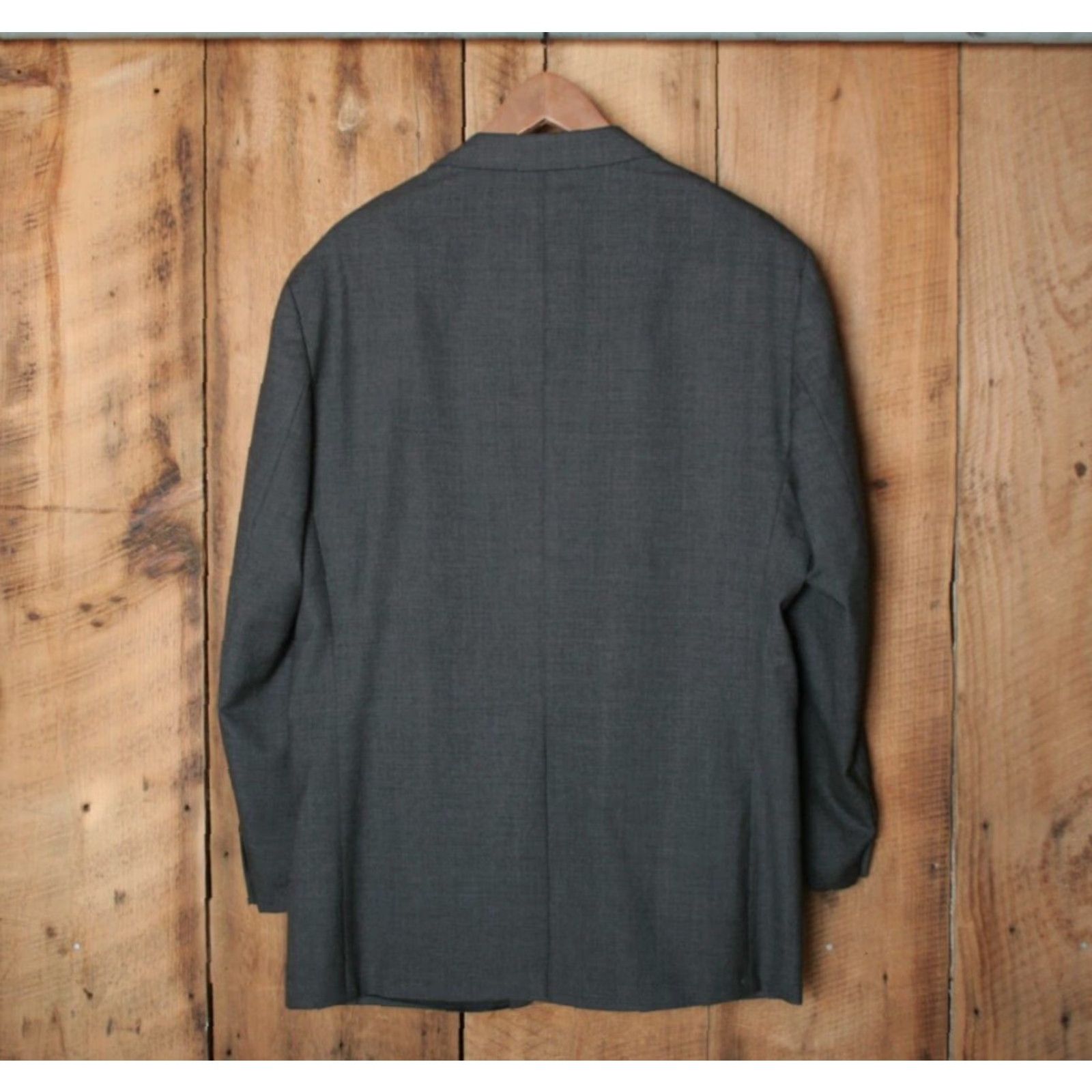Ralph Lauren VINTAGE Ralph Lauren Polo University Club Blazer Jacket Gray 2-Button Wool 44R Mens Size US XXL / EU 58 / 5 - 2 Thumbnail