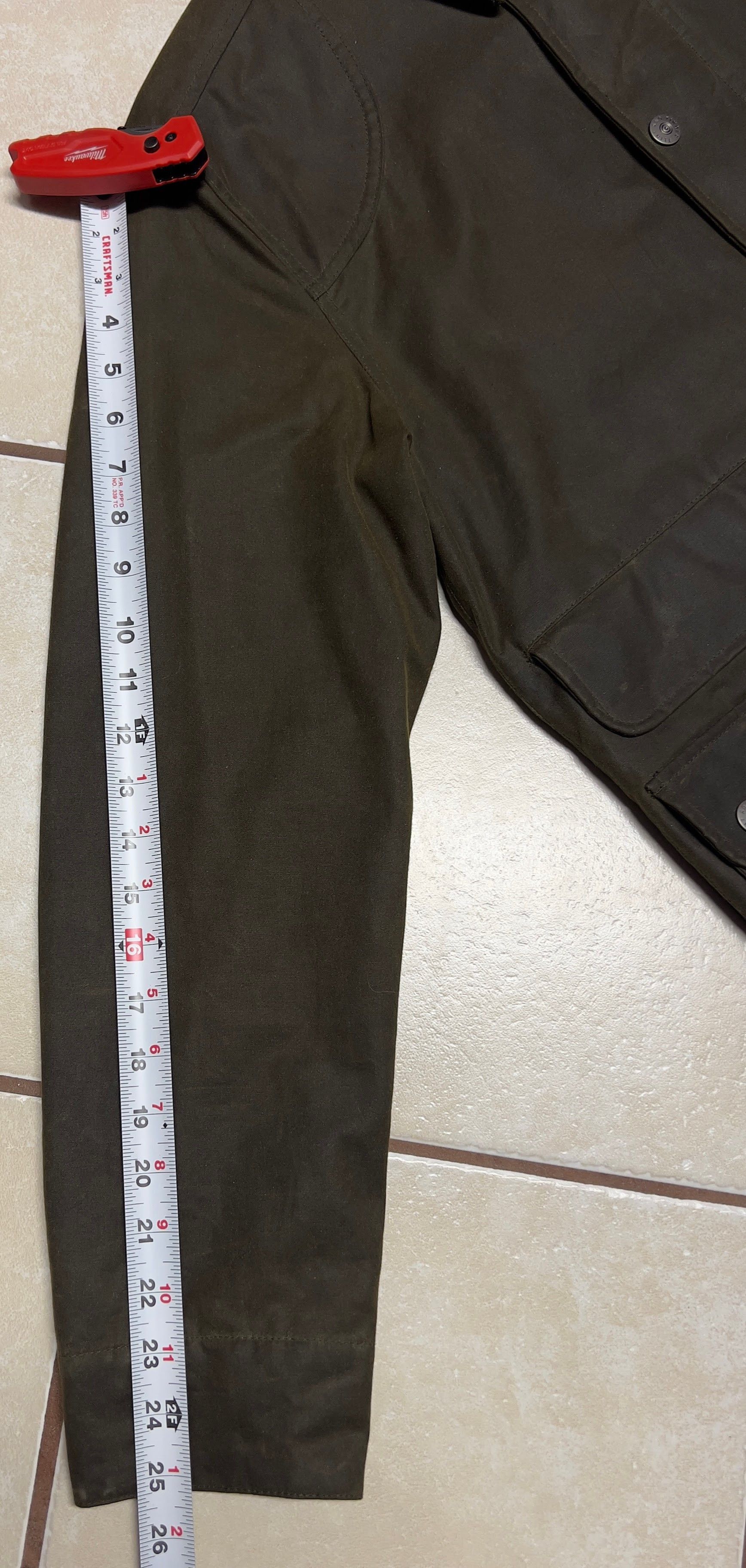 Flint And Tinder Flint & Tinder Flannel Lined Waxed Hudson Jacket Size US S / EU 44-46 / 1 - 3 Thumbnail