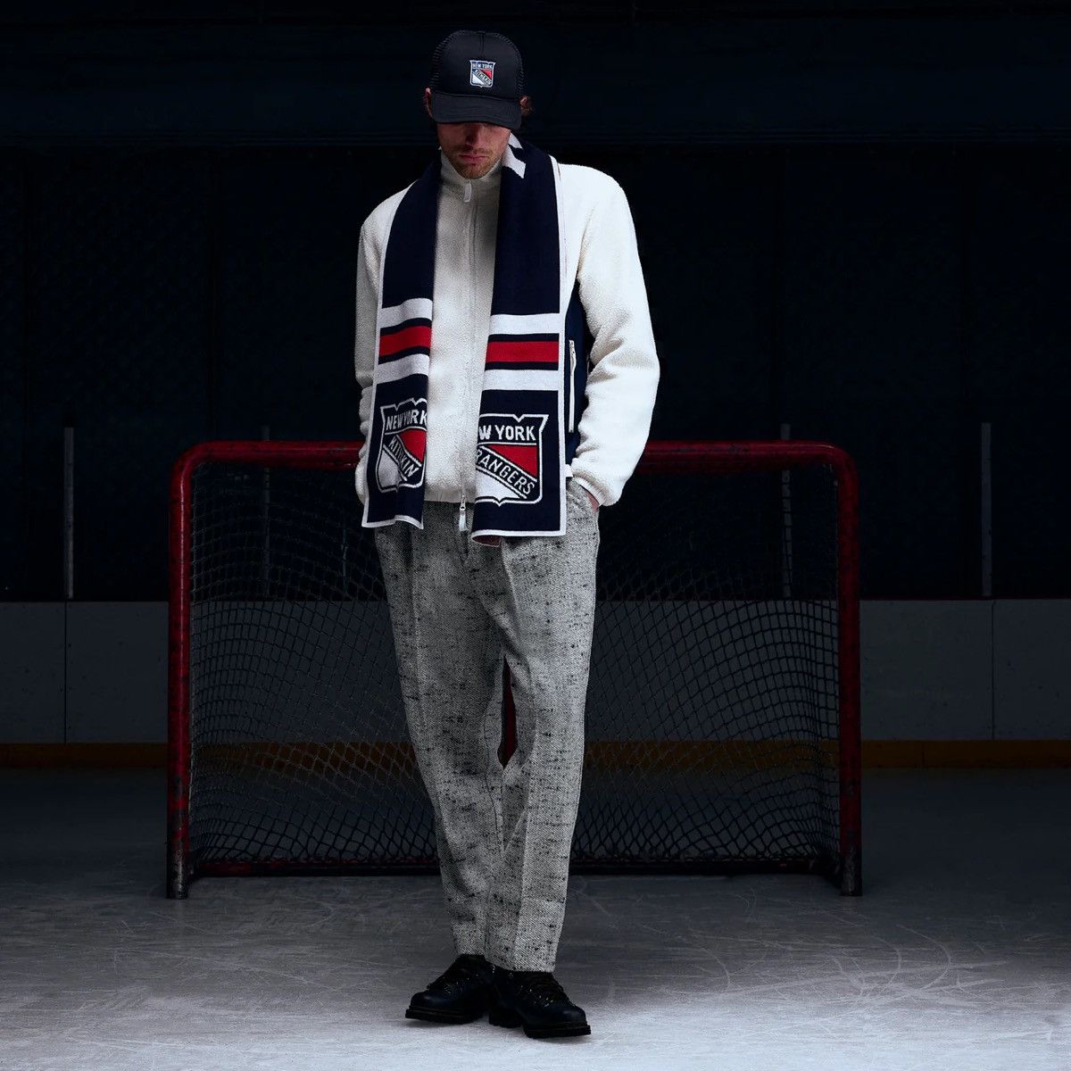 Kith Kith New York Rangers Polar Fleece Full Zip Size US XL / EU 56 / 4 - 2 Thumbnail