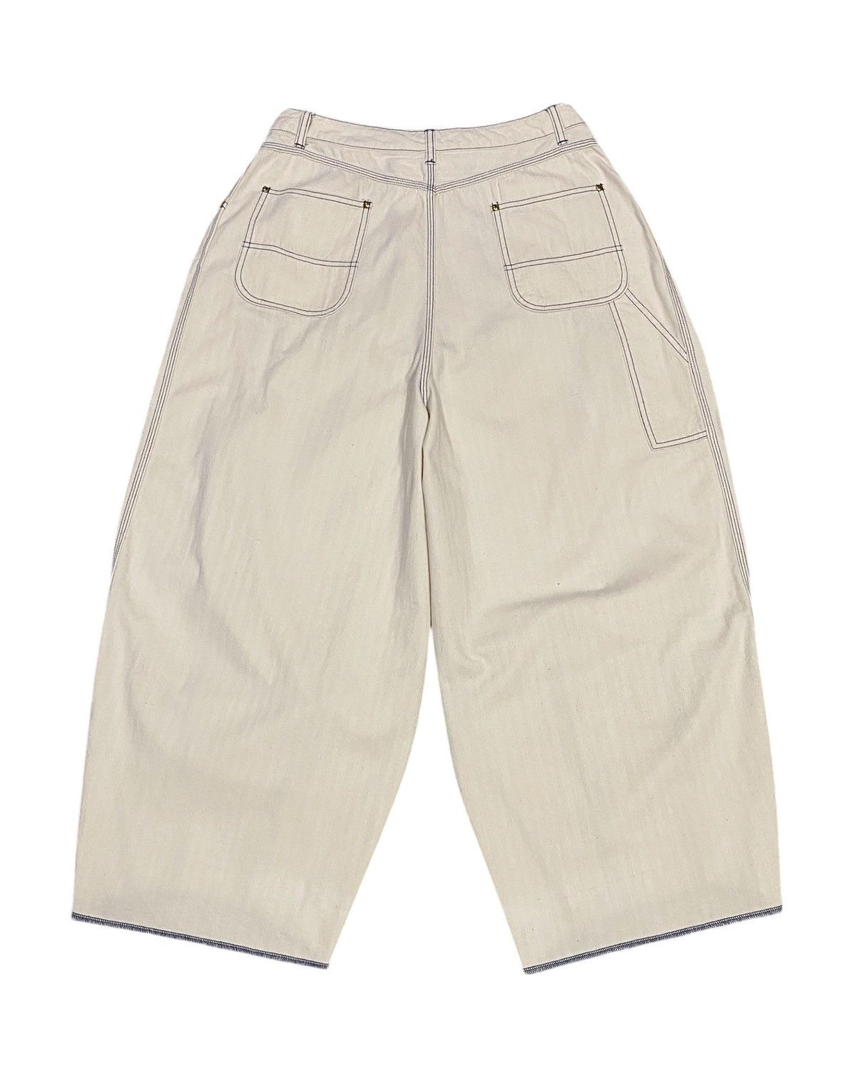 Needles 🪡 Needles Carpenter Balloon Wide Cotton Pants Size US 30 / EU 46 - 4 Thumbnail