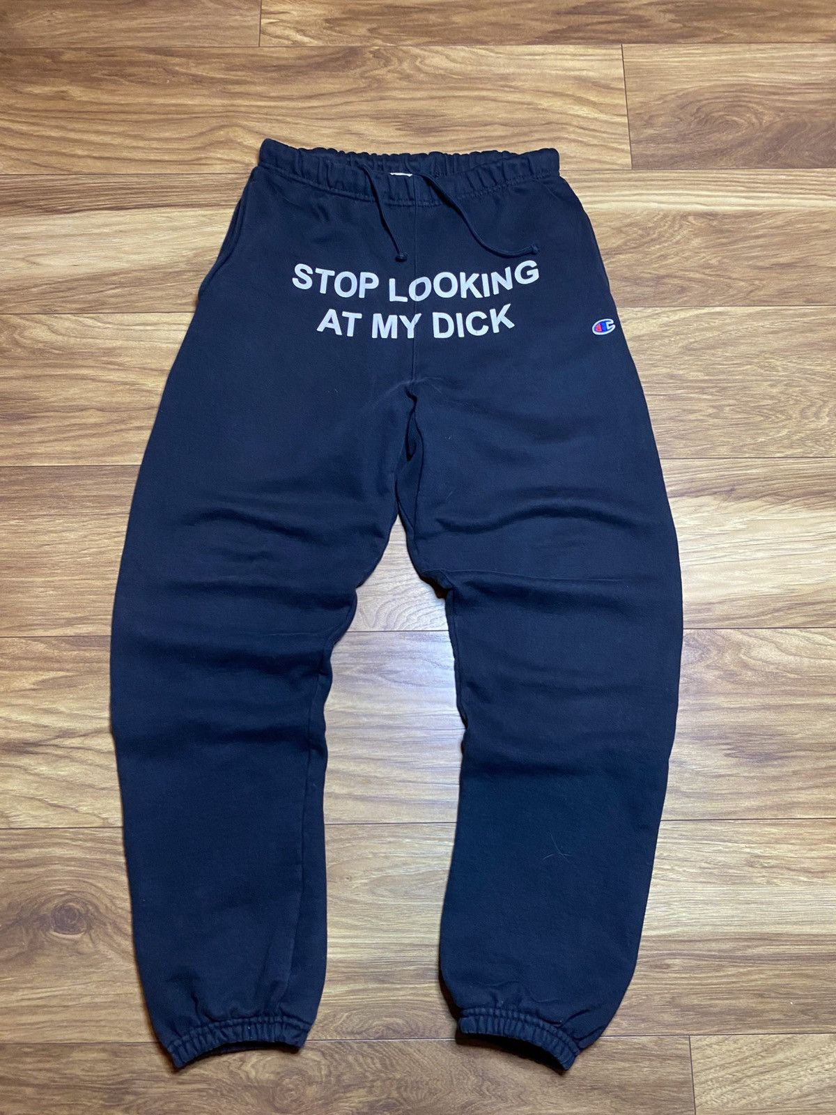 Champion Vintage Pants Champion x Pizza Smile Stop Looking at My Dick Size US 30 / EU 46 - 2 Thumbnail