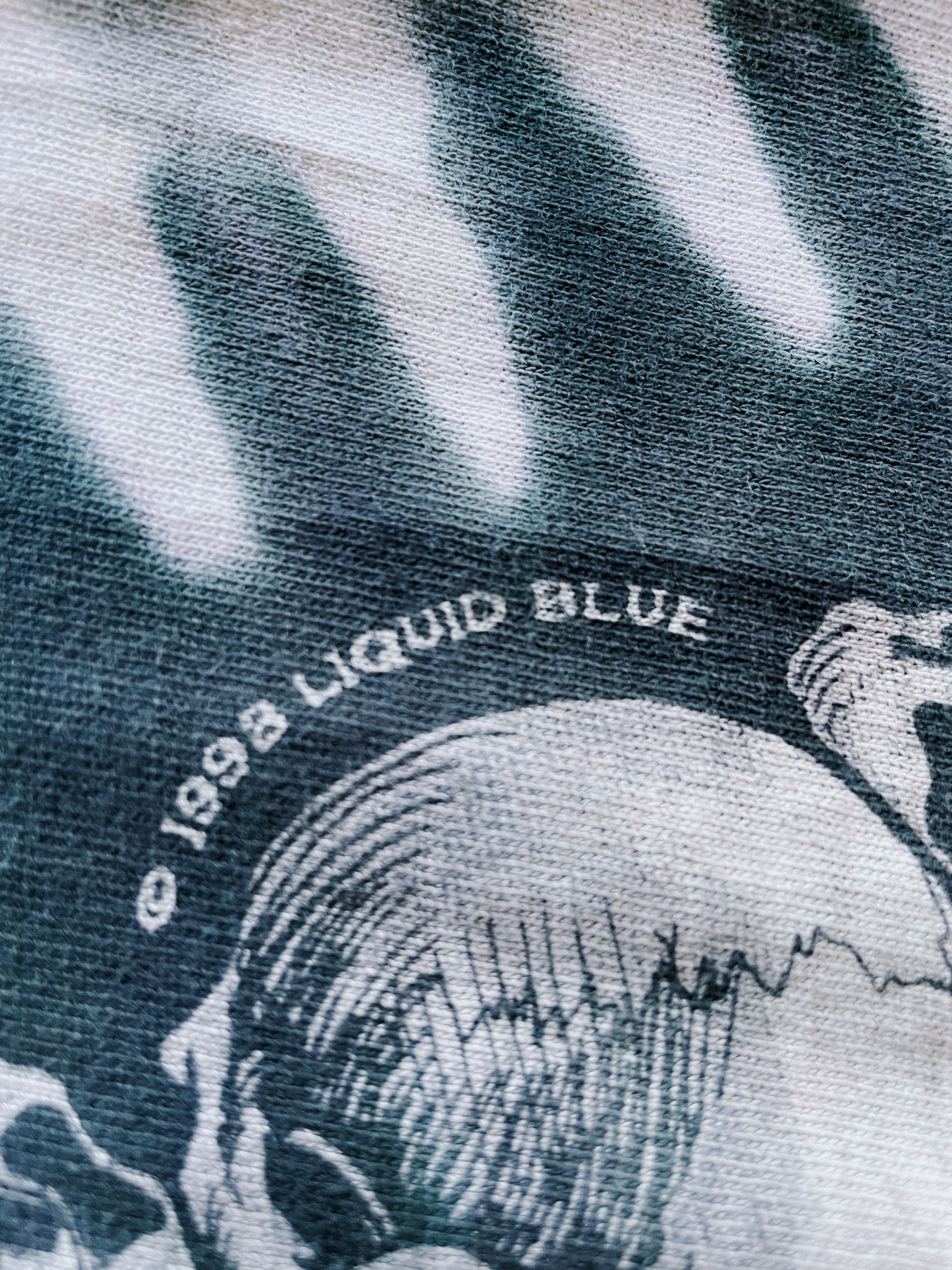 Liquid Blue Vintage 1998 Liquid Blue Skull Pile Tie Dye T-shirt Size US L / EU 52-54 / 3 - 4 Thumbnail