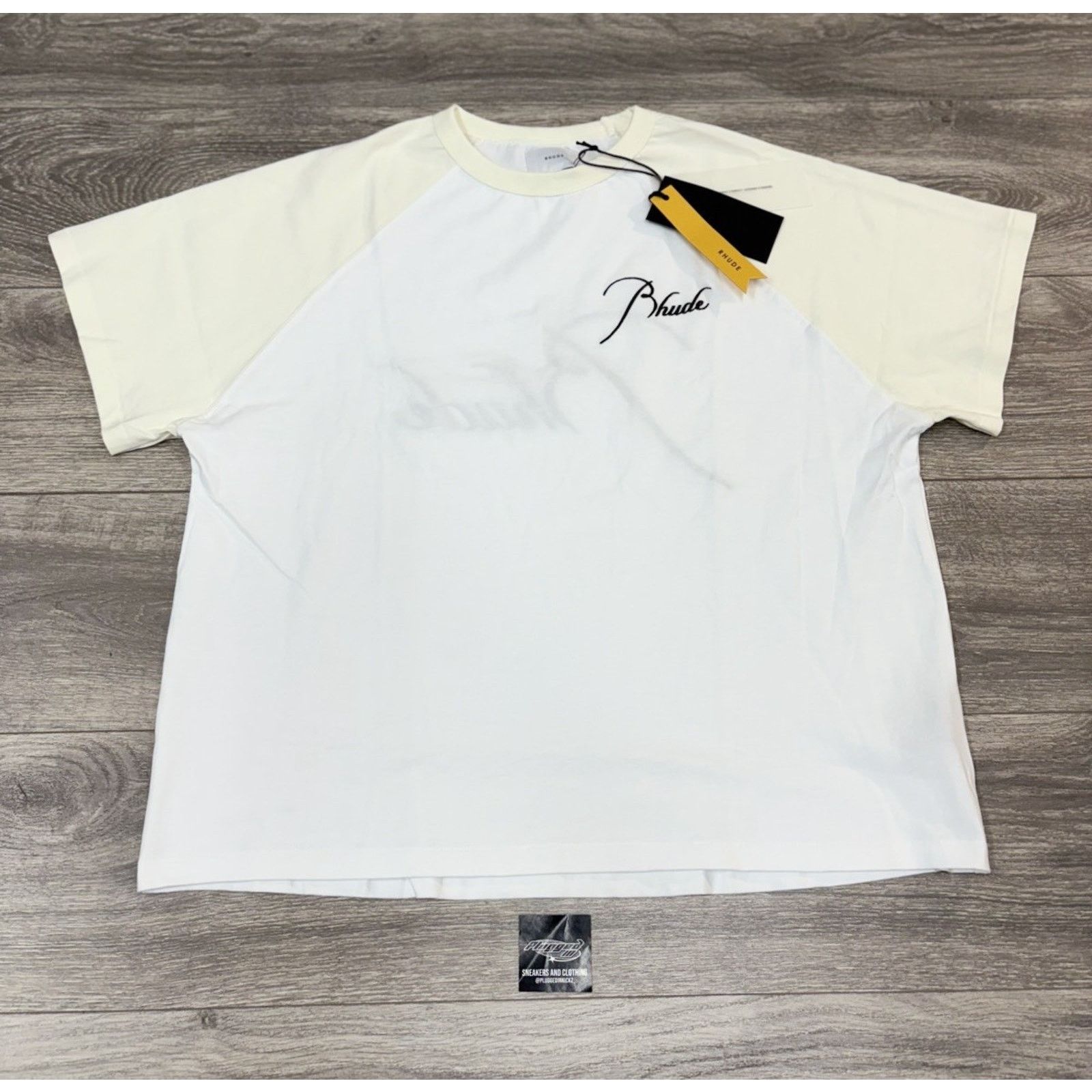 Rhude Logo Embroidered Cotton T-Shirt BRAND NEW!
