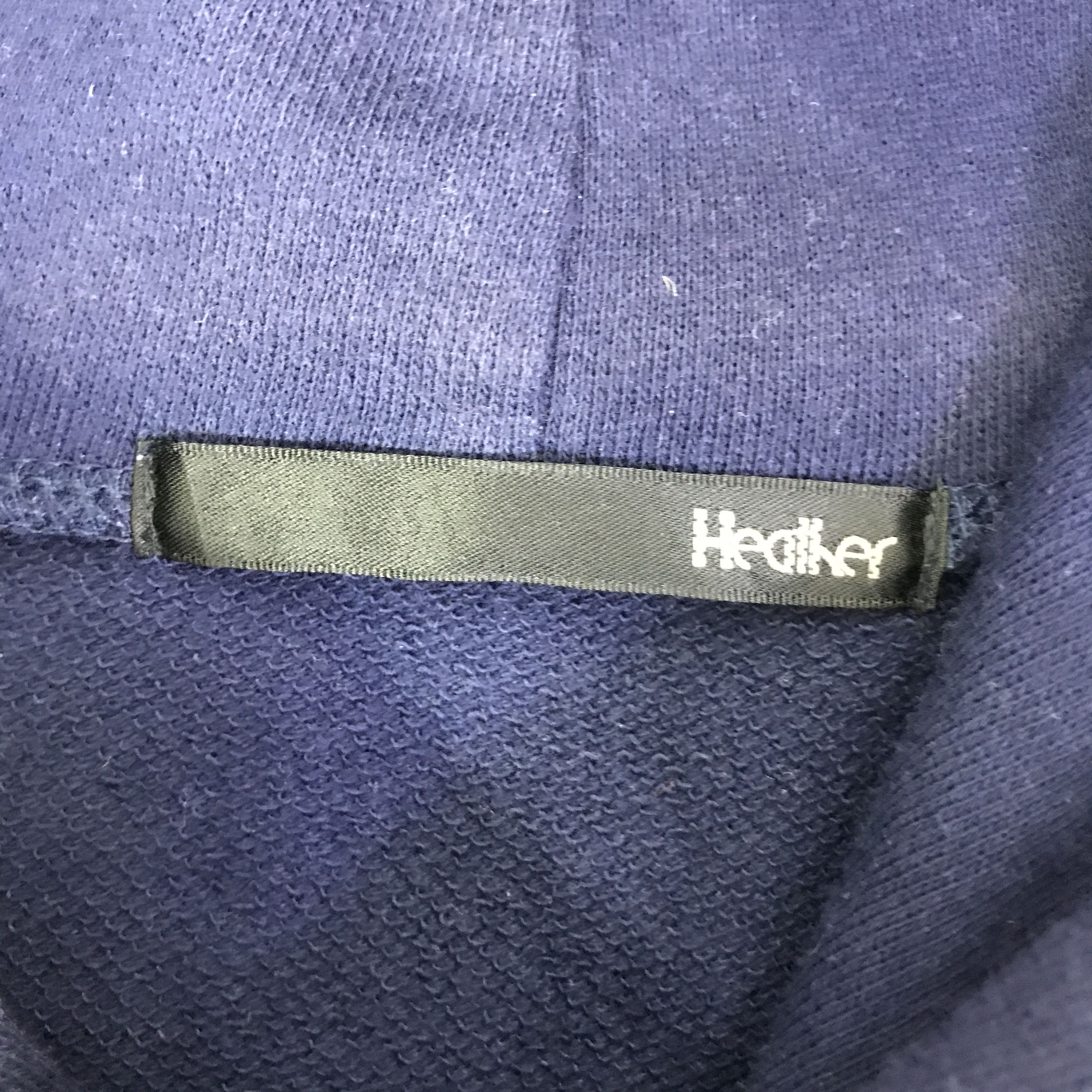 Japanese Brand HEALHER JAPAN NAVY HOODIE K112B15 Size US L / EU 52-54 / 3 - 8 Thumbnail