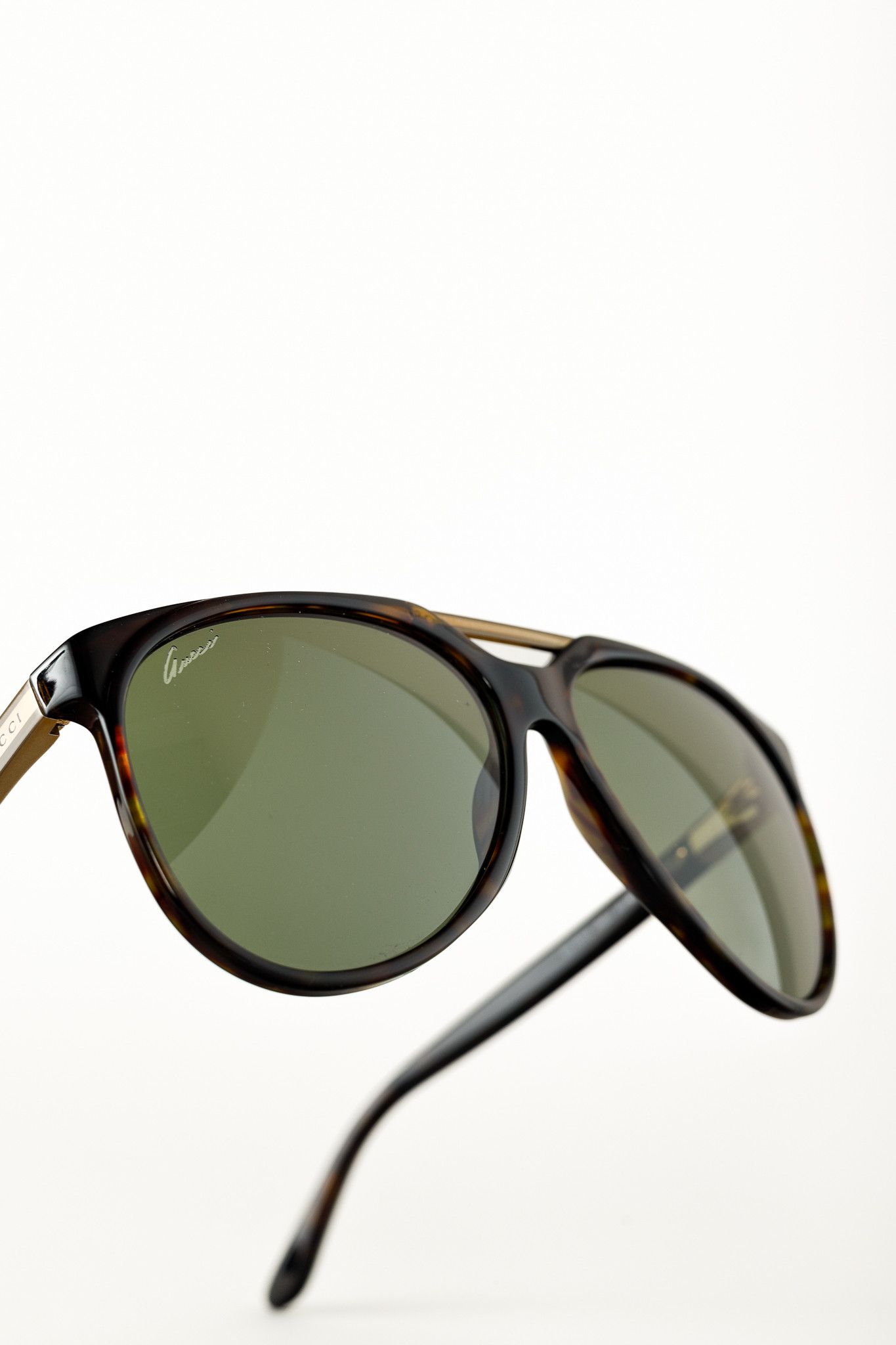 Gucci Gucci 3718/S Tortoiseshell Bronze-Arm Sunglasses Size ONE SIZE - 5 Thumbnail
