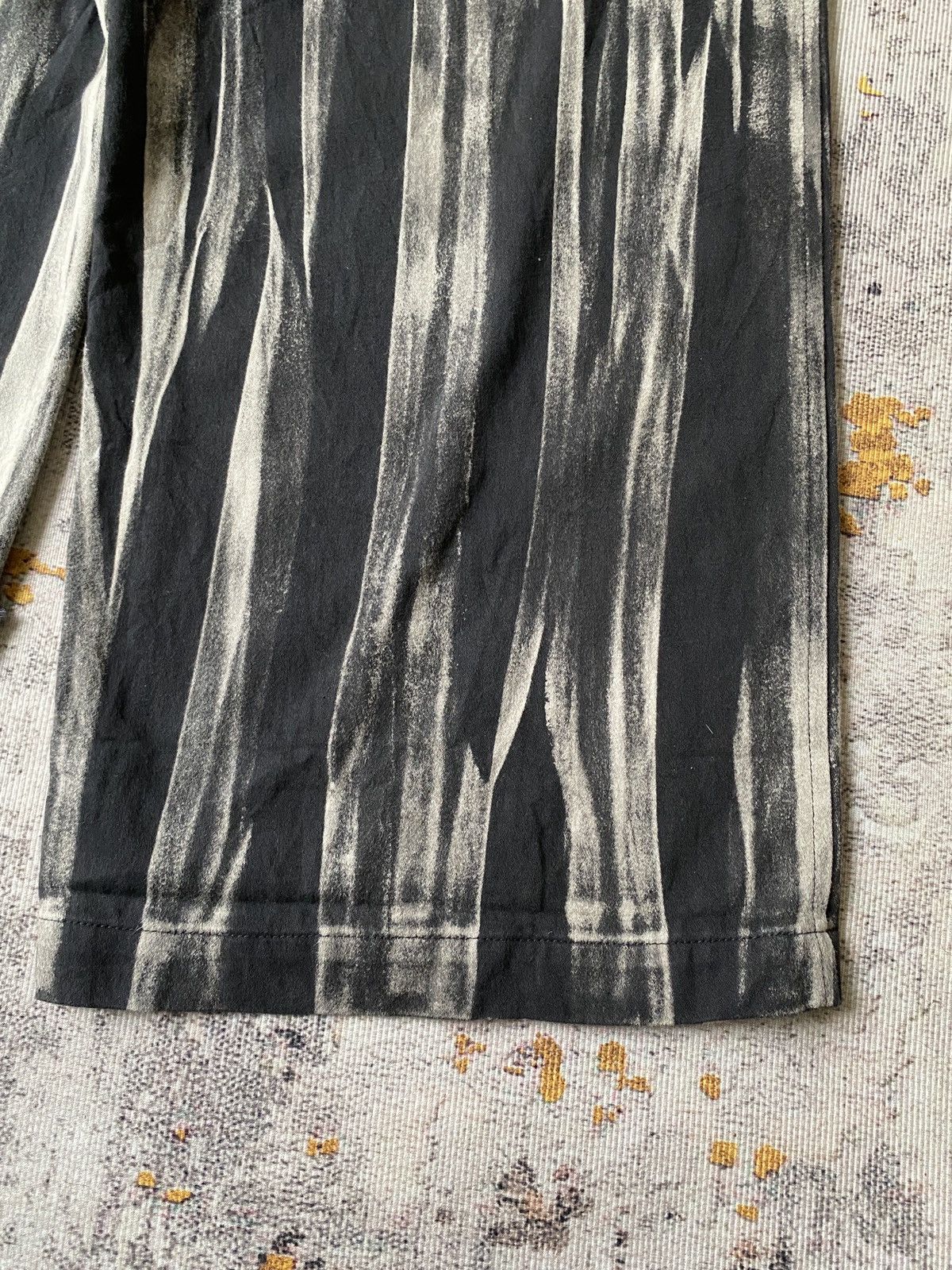 Yohji Yamamoto Y’s Yohji Yamamoto Bleached Drawstring Wide Leg Pant Size US 32 / EU 48 - 10 Thumbnail