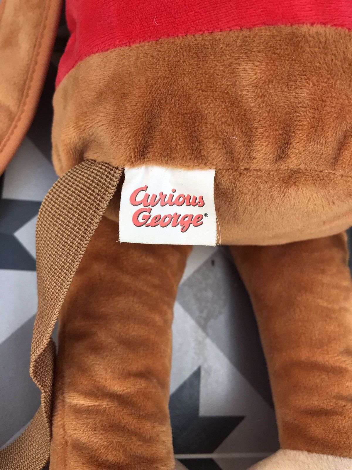 Japanese Brand VINTAGE CURIOUS GEORGE PREMIUM PLUSH BACKPACK Size ONE SIZE - 8 Thumbnail