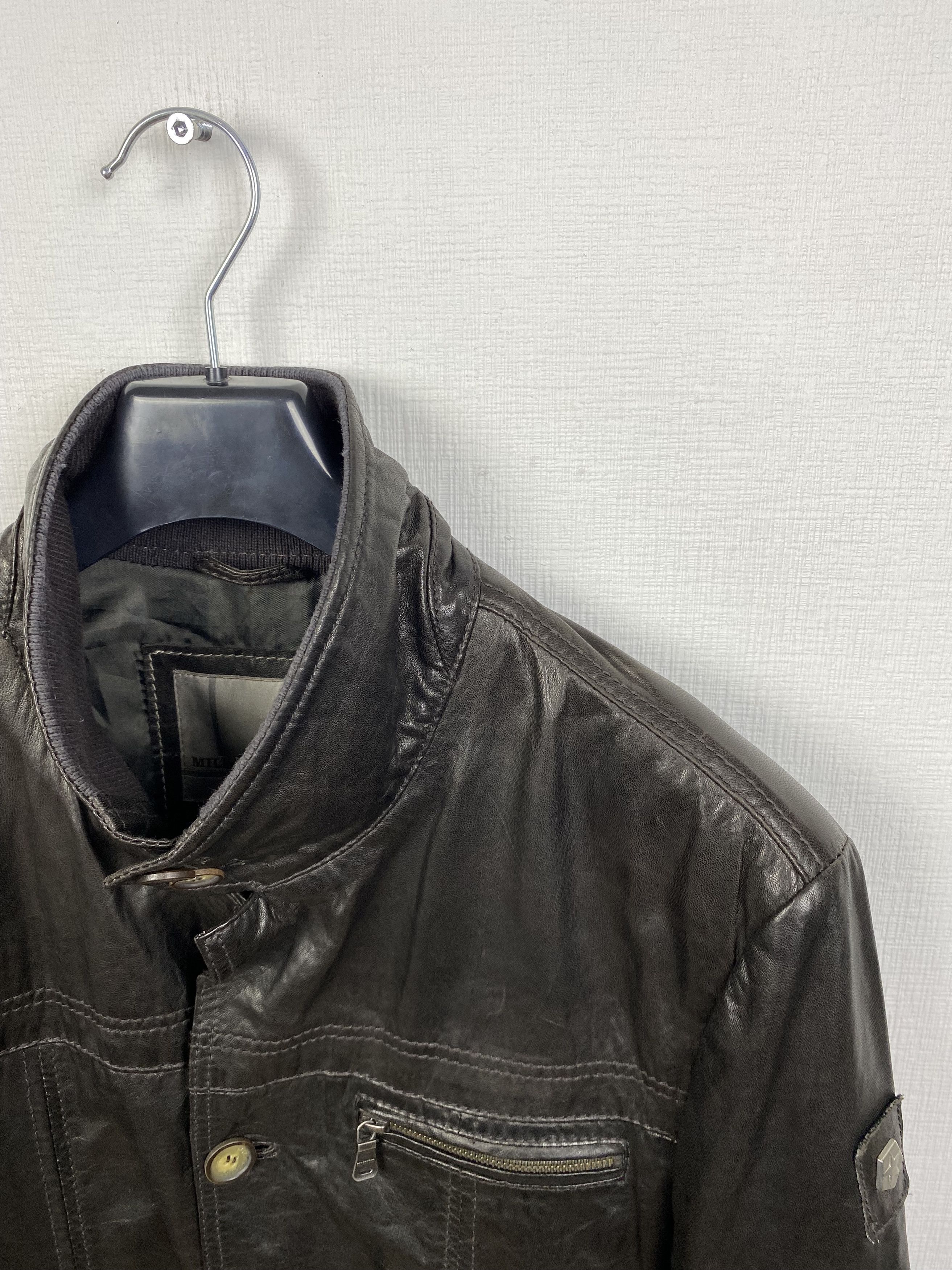 Milestone Milestone Genuine Leather Jacket Men size S Size US S / EU 44-46 / 1 - 3 Thumbnail